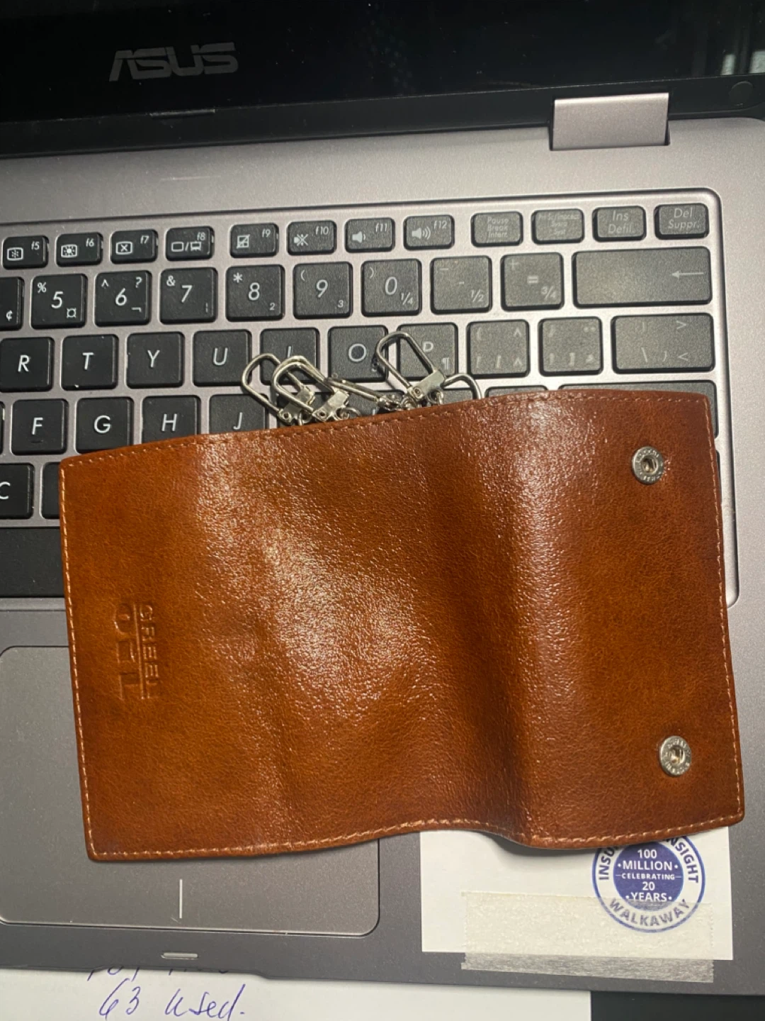 Green Osle Leather Key Holder - photo 3