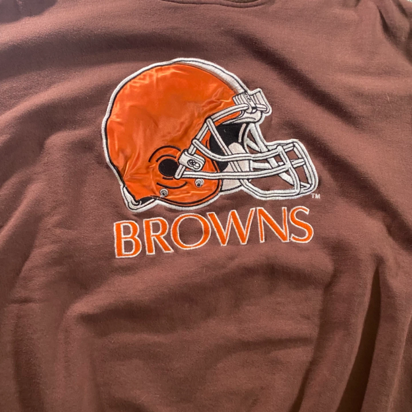Starter NFL Pro Line Cleveland Browns Crewneck Sweatshirt Size L - photo 2