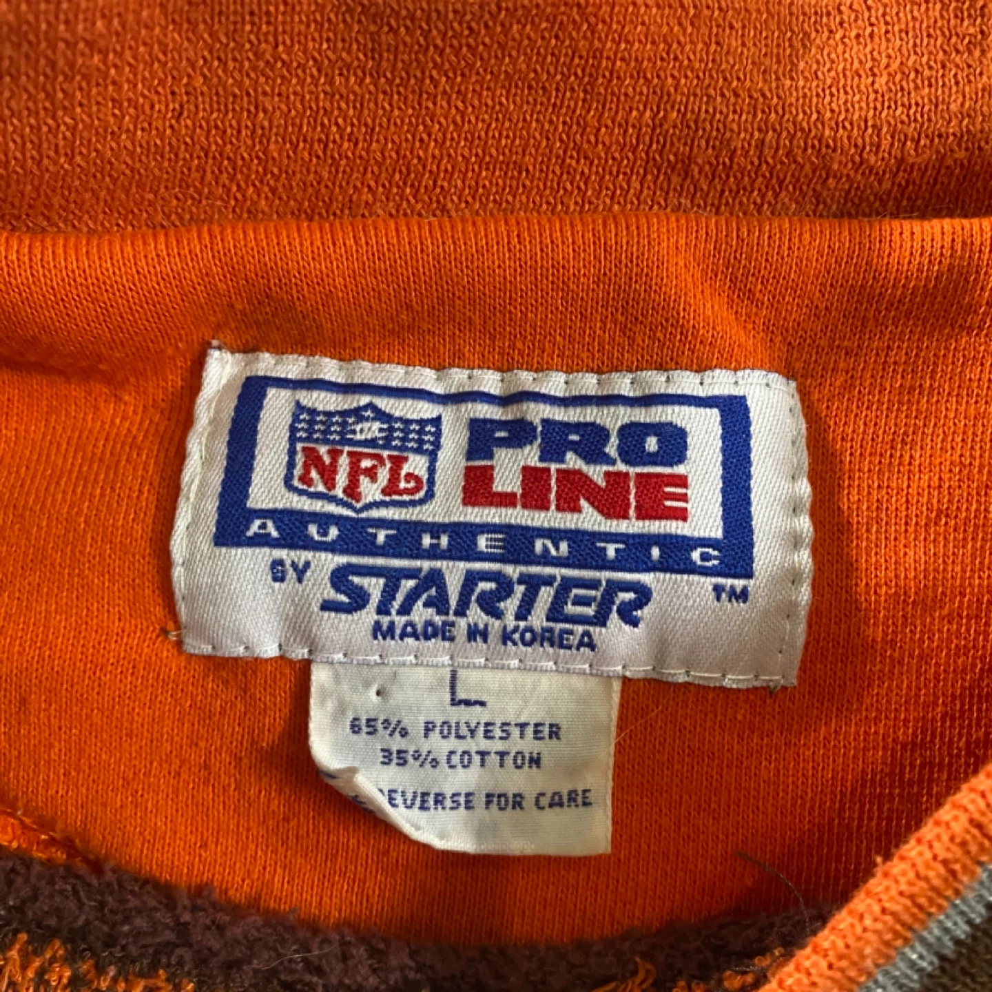 Starter NFL Pro Line Cleveland Browns Crewneck Sweatshirt Size L - photo 4