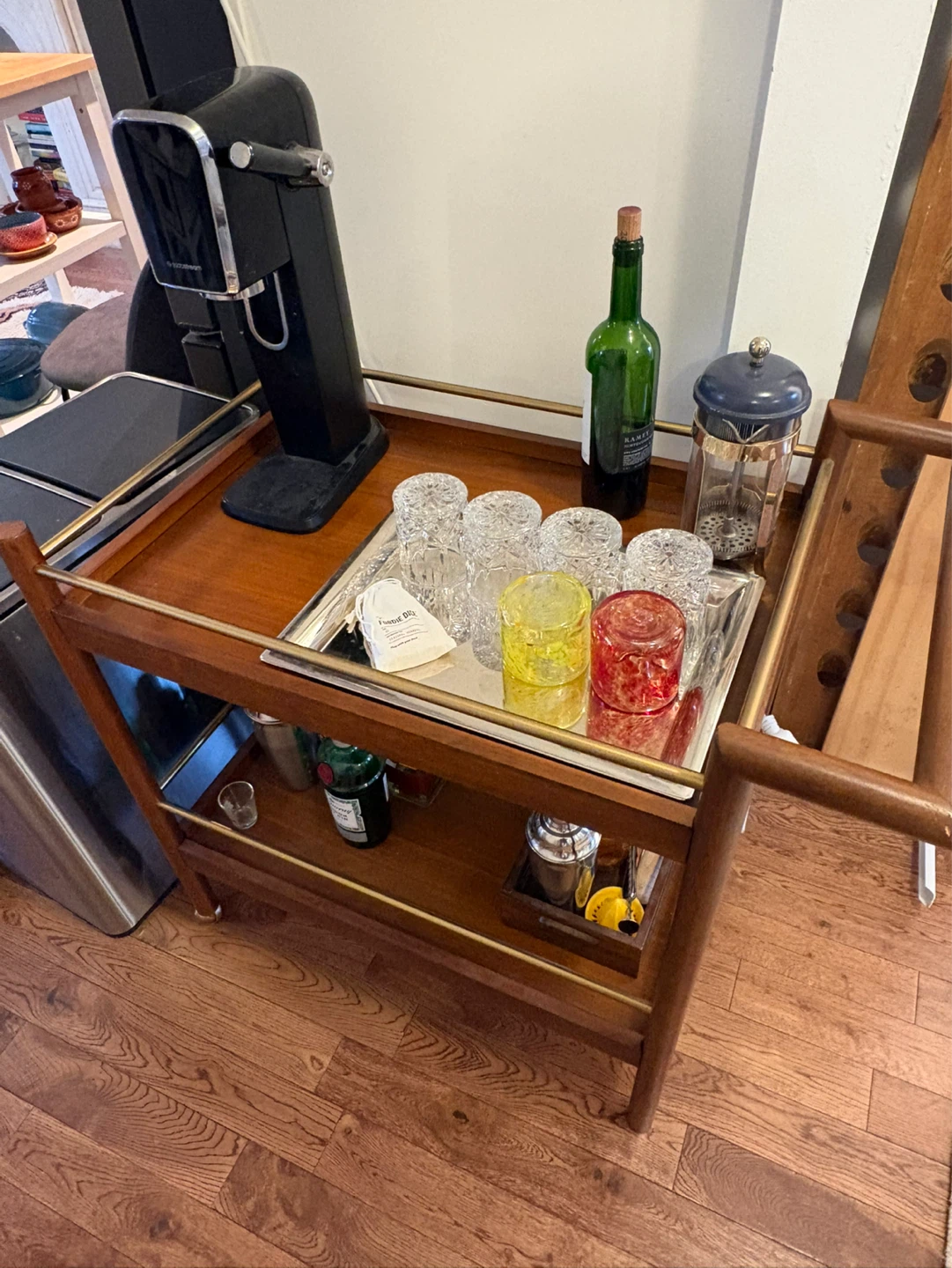 West Elm Mid-Century Bar Cart (32") - photo 2
