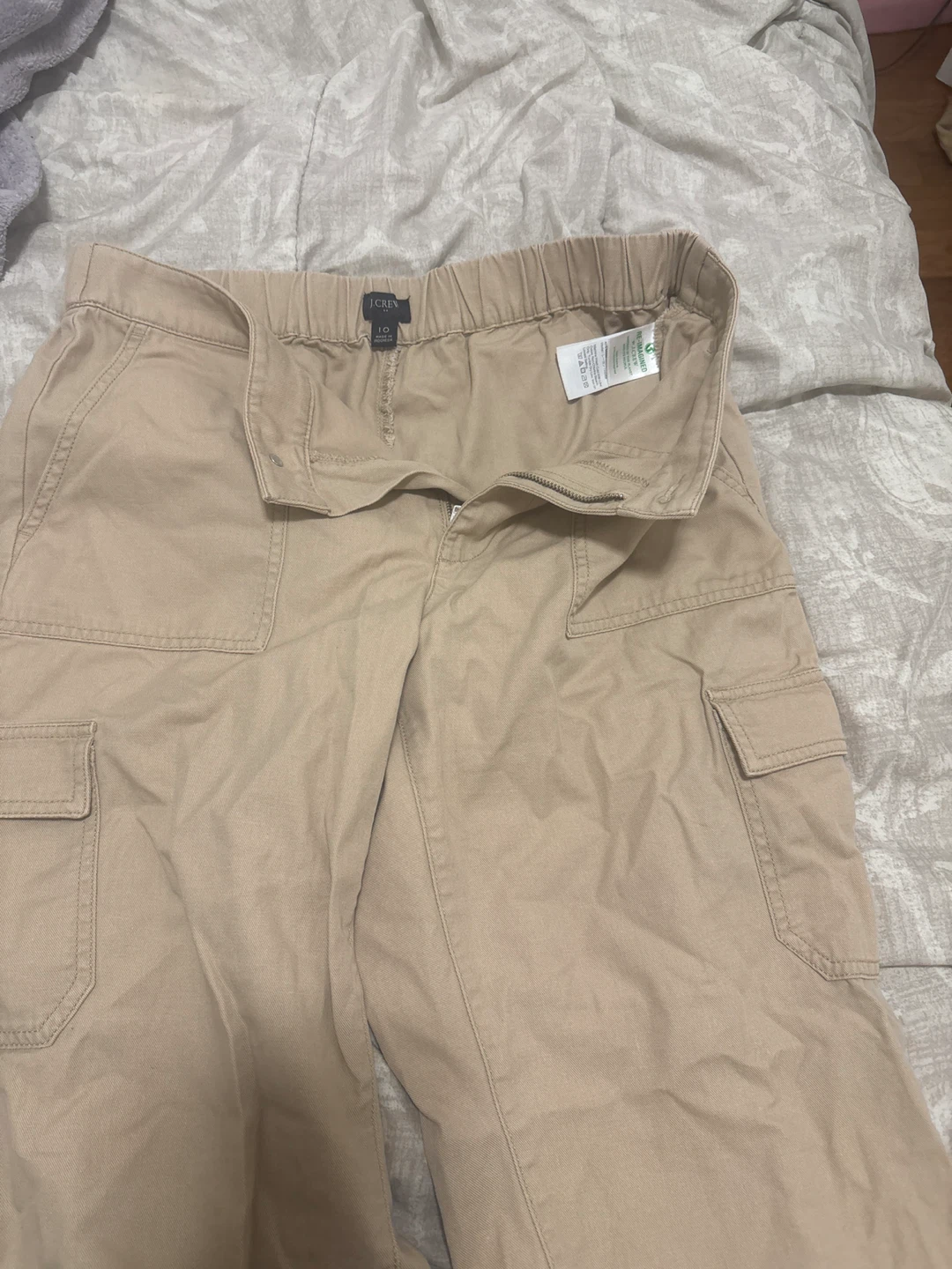 J.Crew Women's Cargo Pants - Khaki - Size 10
