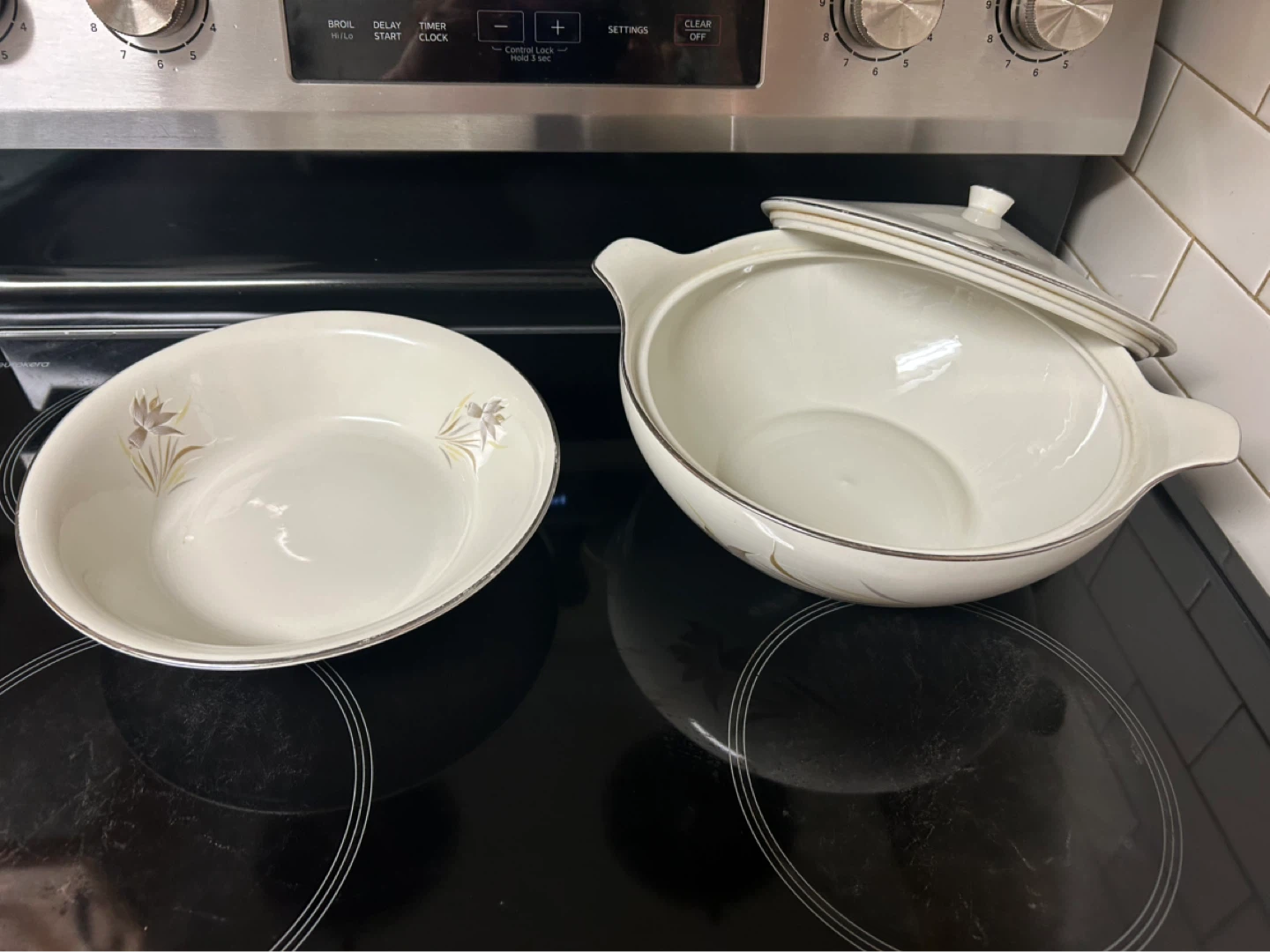 Vintage Arabia 'Candia' Serving Dish and Bowl Set