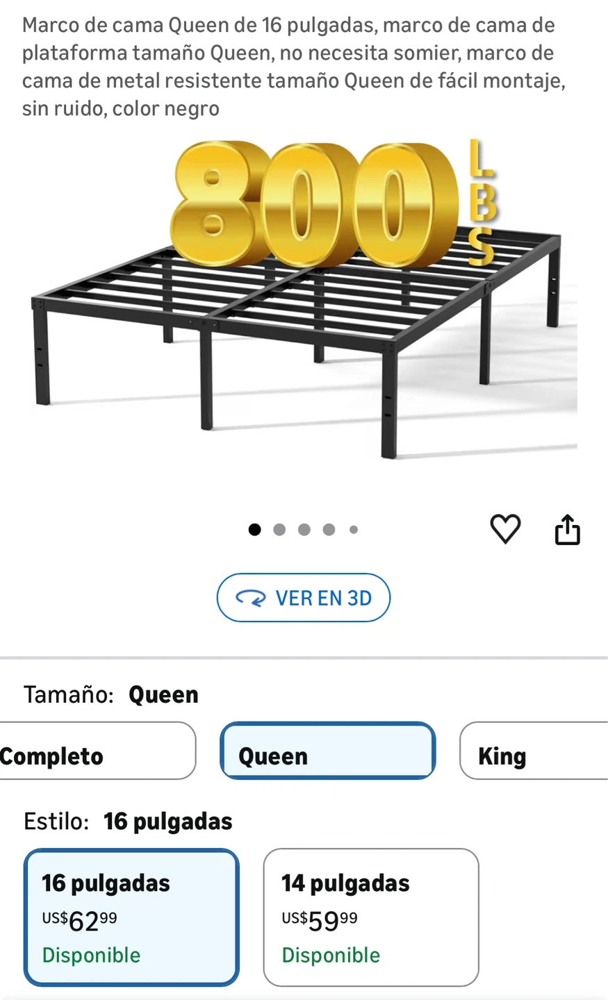 Queen Size Bed Frame