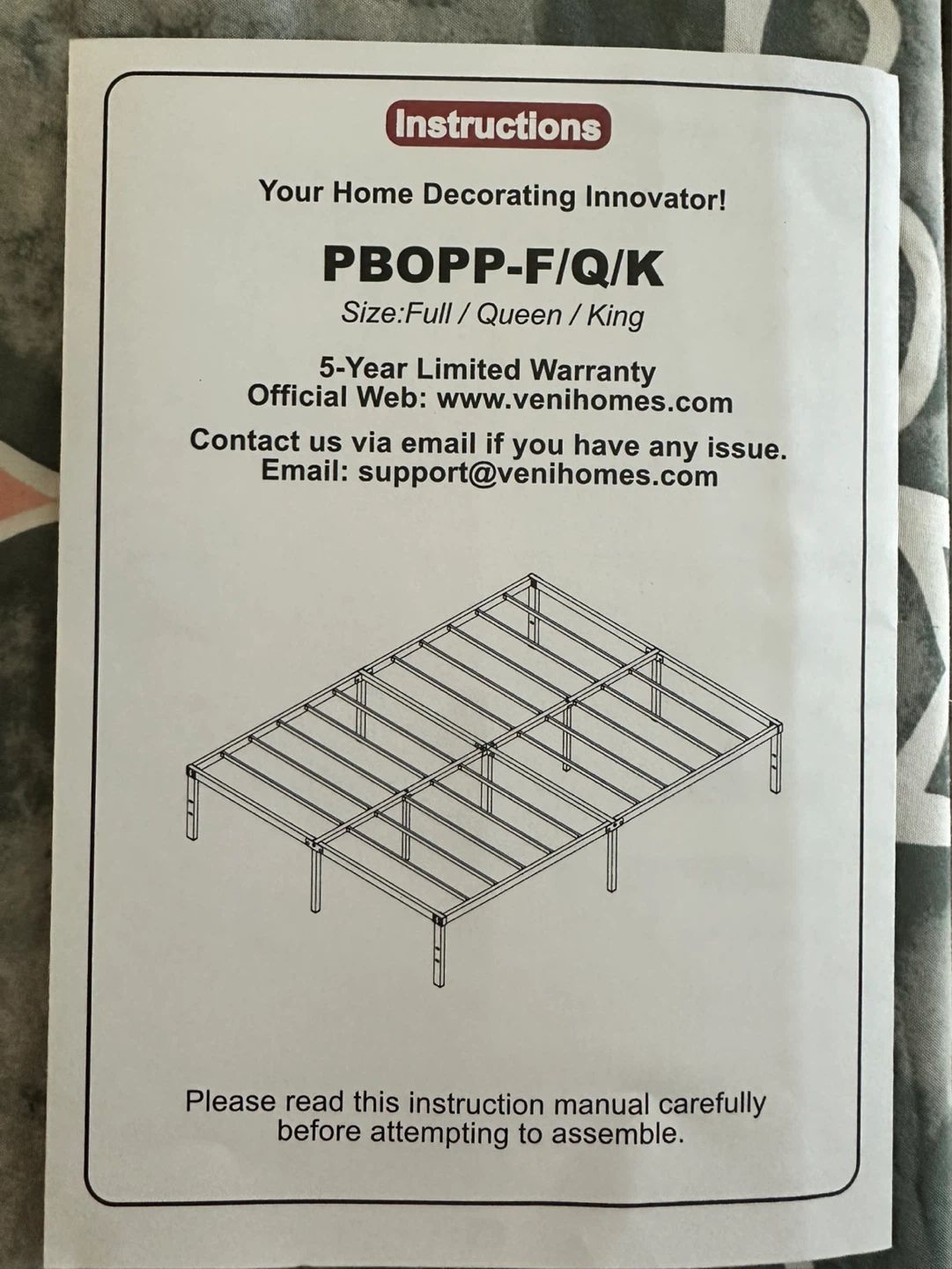 Queen Size Bed Frame - photo 2