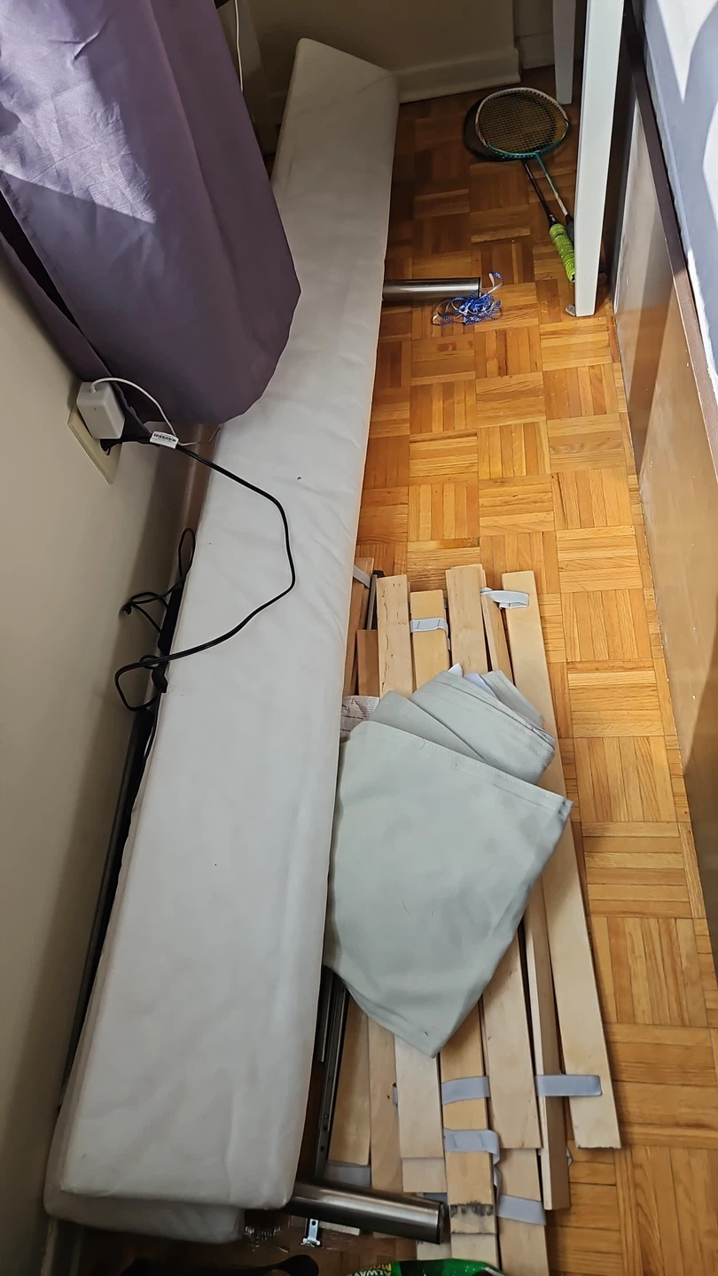 Ikea Slattum Upholstered Queen Bed Frame - photo 3