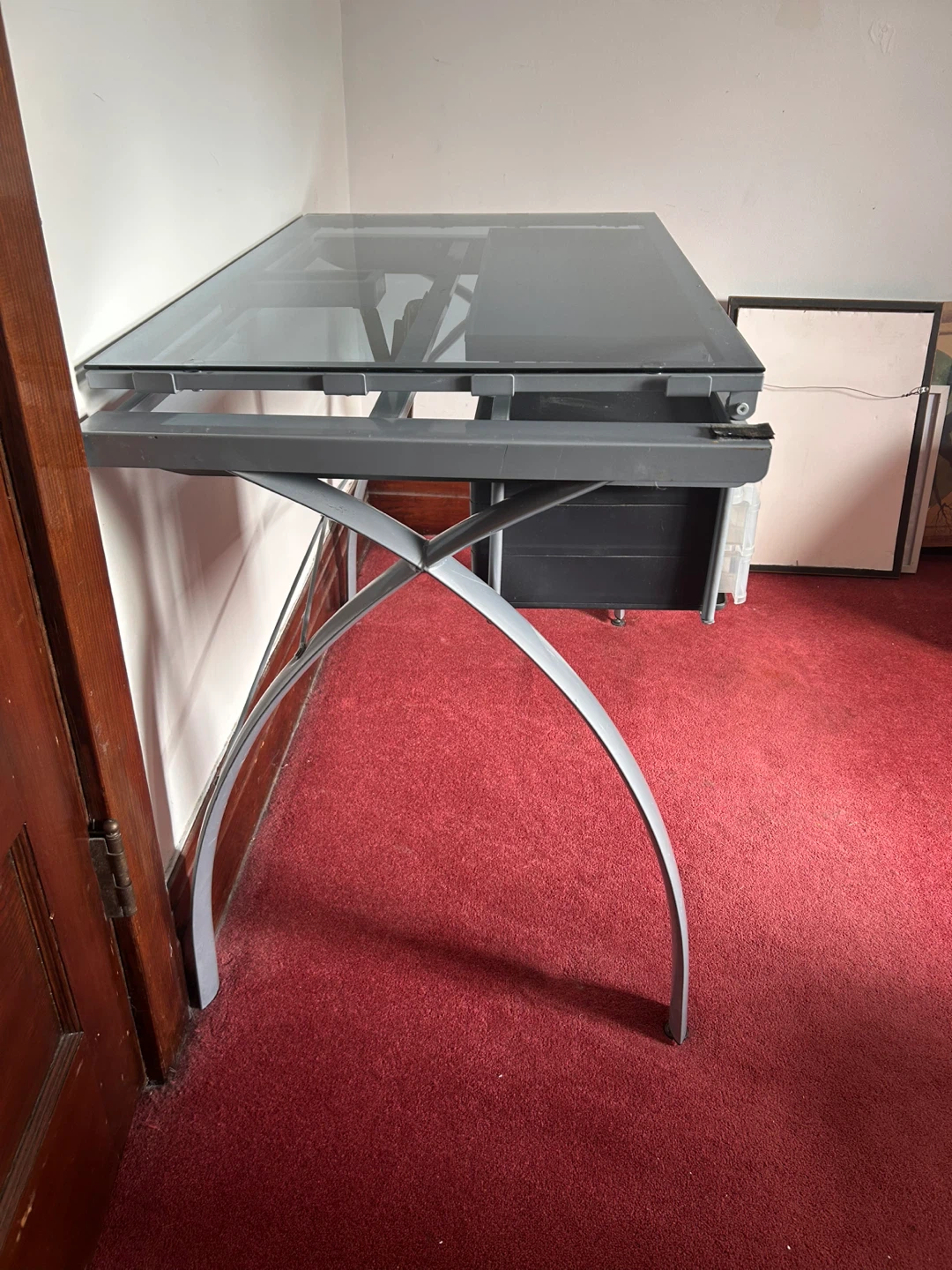Glass Top Drawing Desk - photo 3