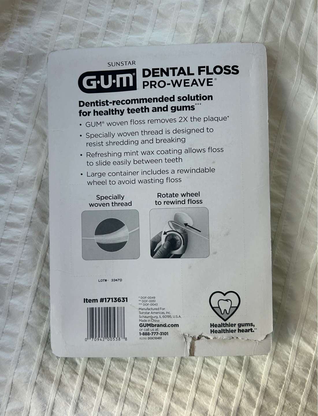 Gum dental floss pro-weave - photo 2