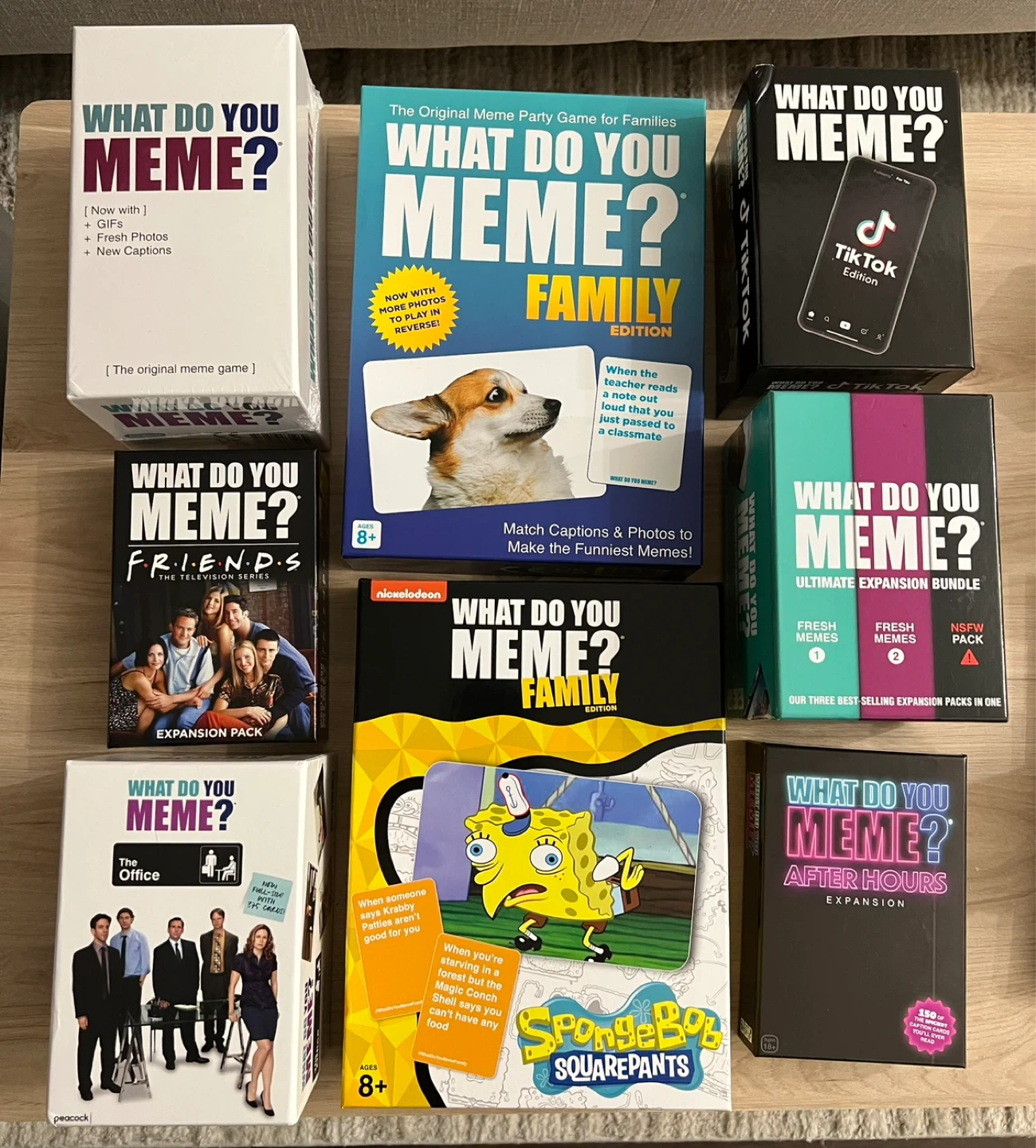 What Do You Meme? Board Games and Expansion Packs