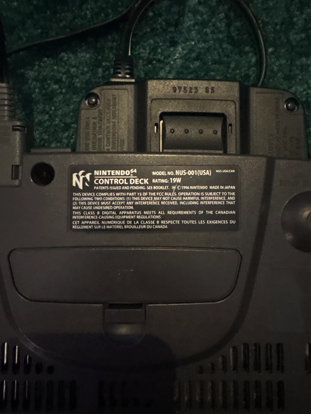Nintendo 64 game console and two brand new control - photo 4