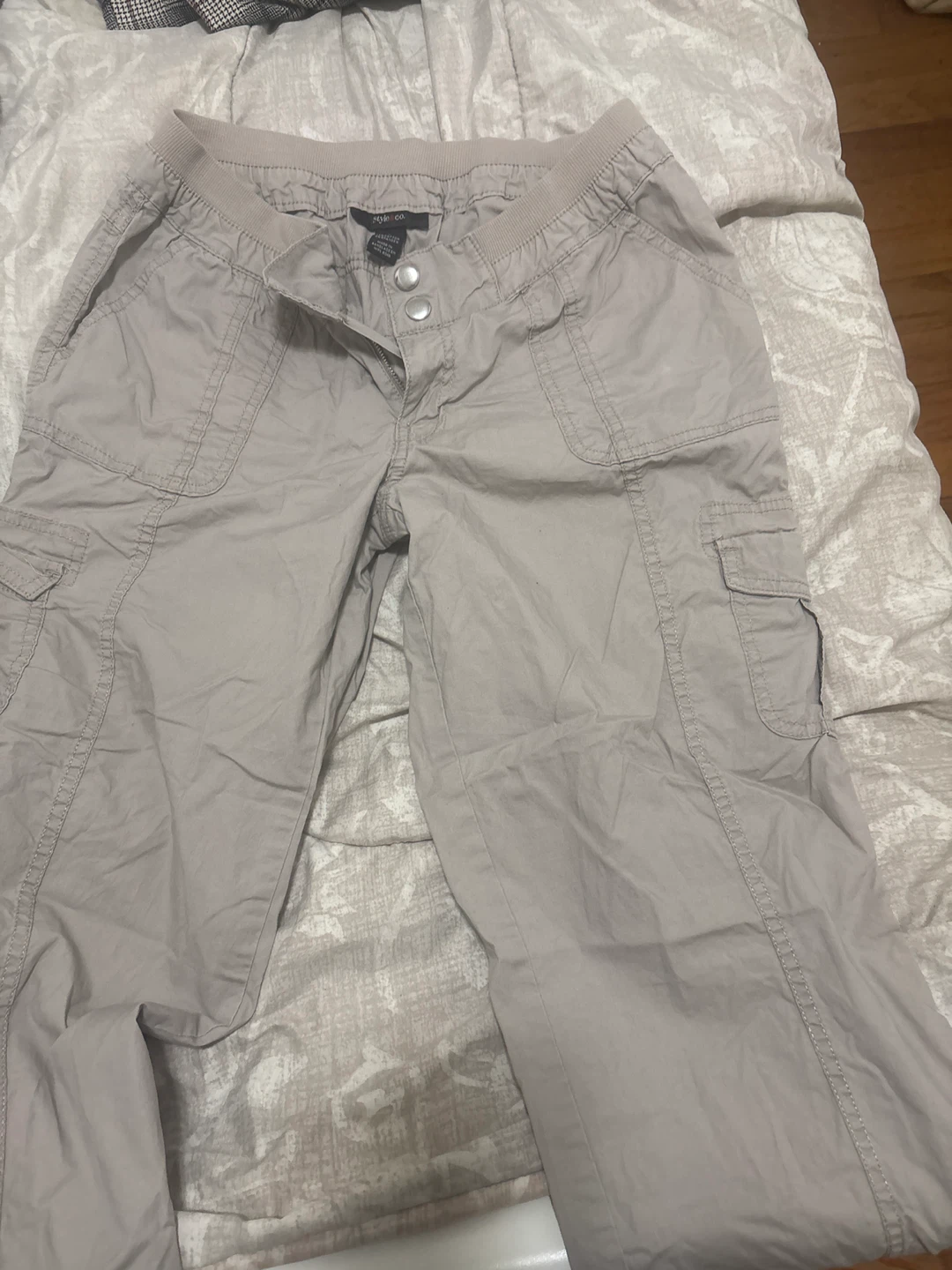Style & Co. Women's Beige Cargo Pants Size 12