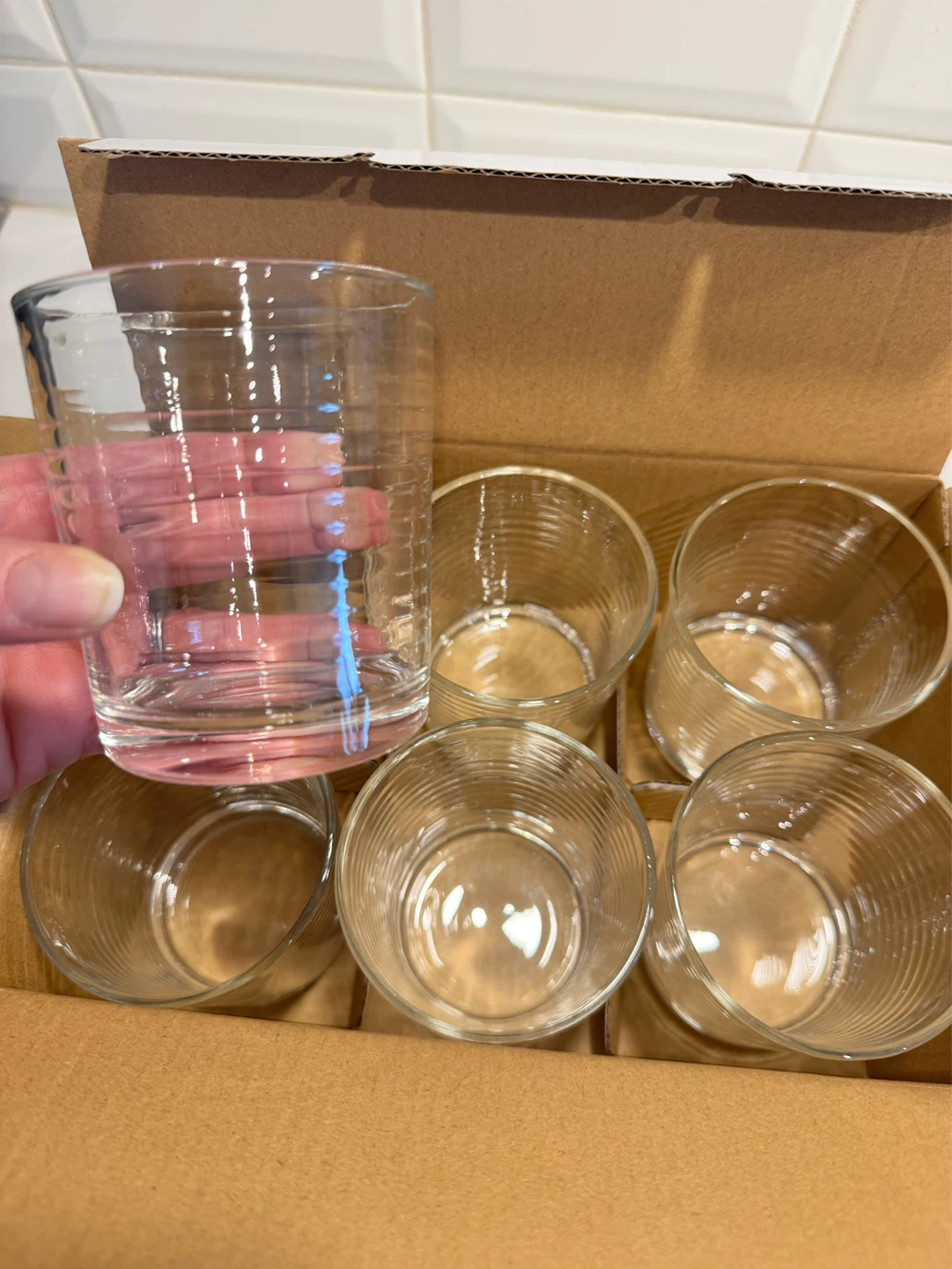 Glasses x 6 - Brand New in Box