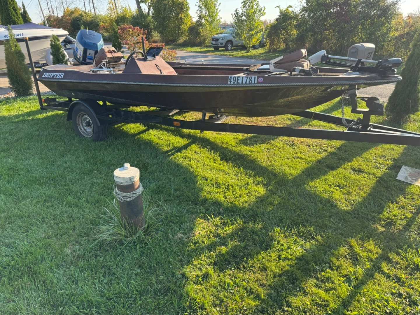 Drifter Boat with Evinrude 175 Outboard Motor - photo 2