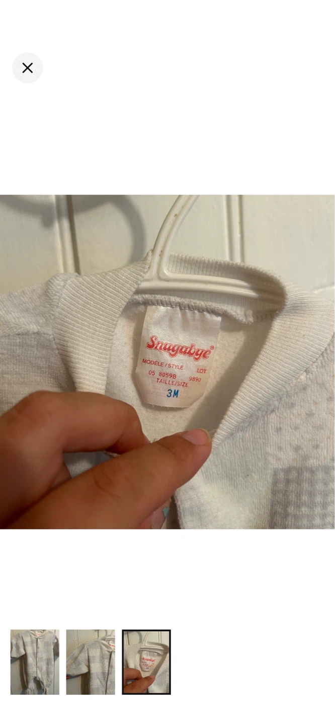 Snugglebuns Baby Sleepsuit 3M - photo 3