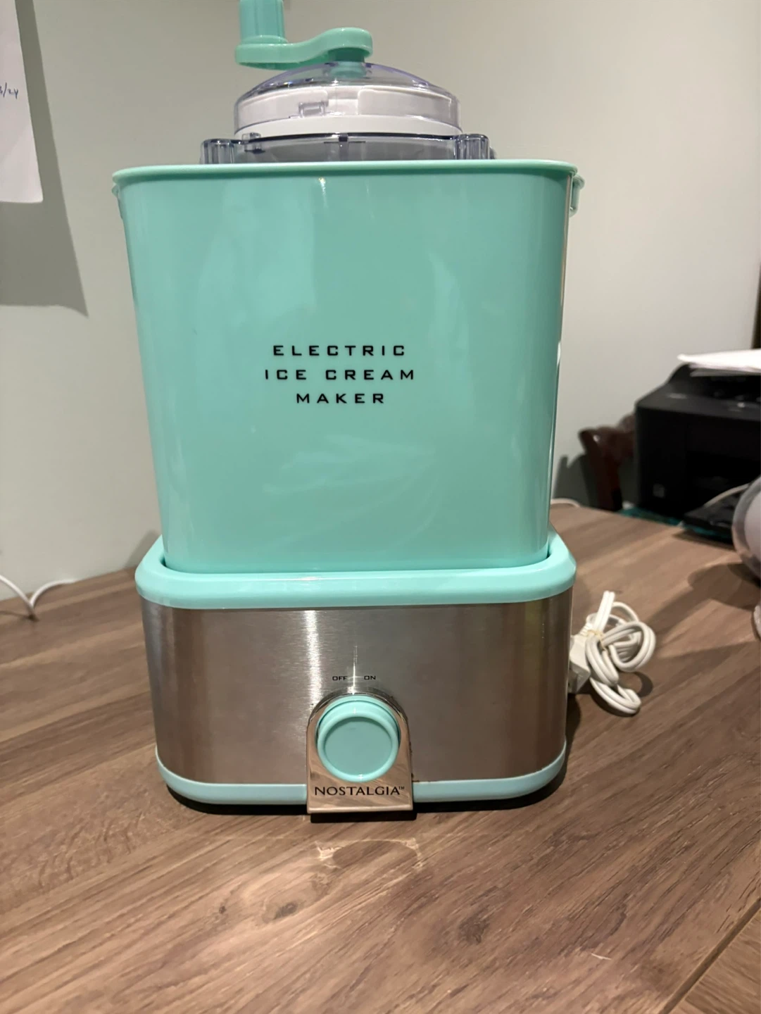 Nostalgia brand Ice Cream Maker