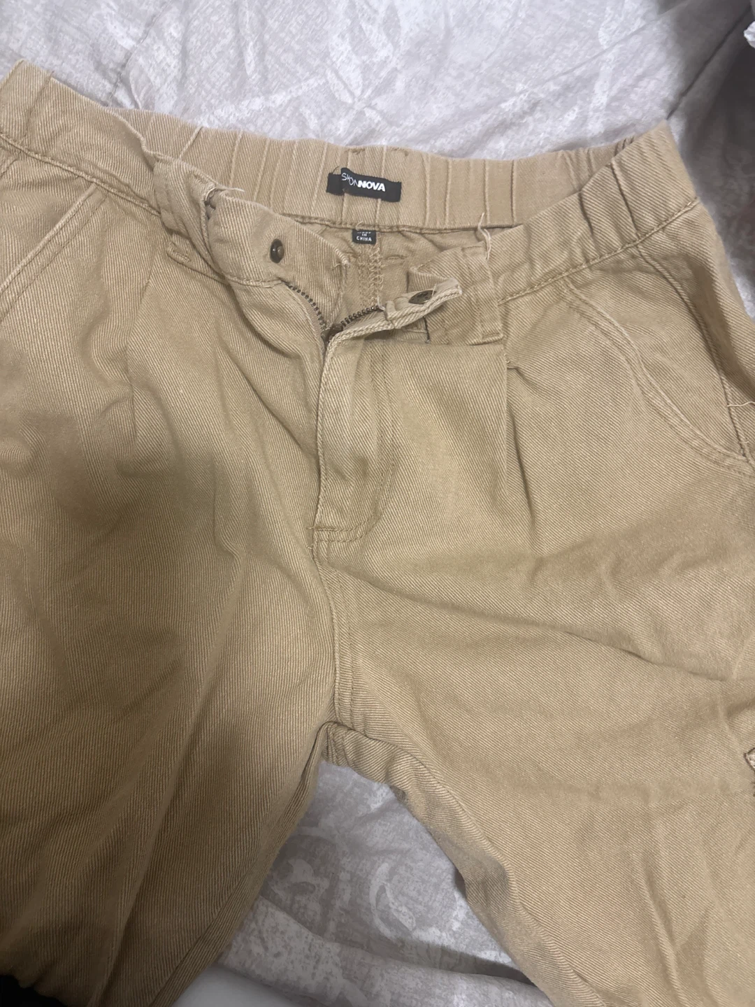 Fashion Nova Cargo Pants Tan Size Medium