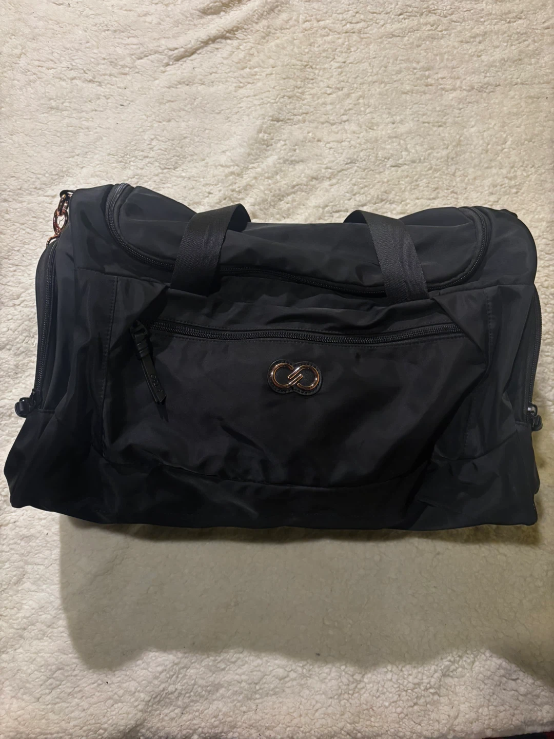 Black travel bag
