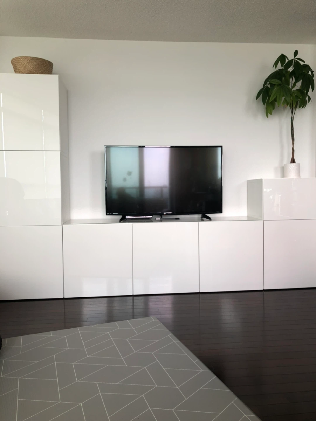 TV Stand with high gloss doors - photo 2