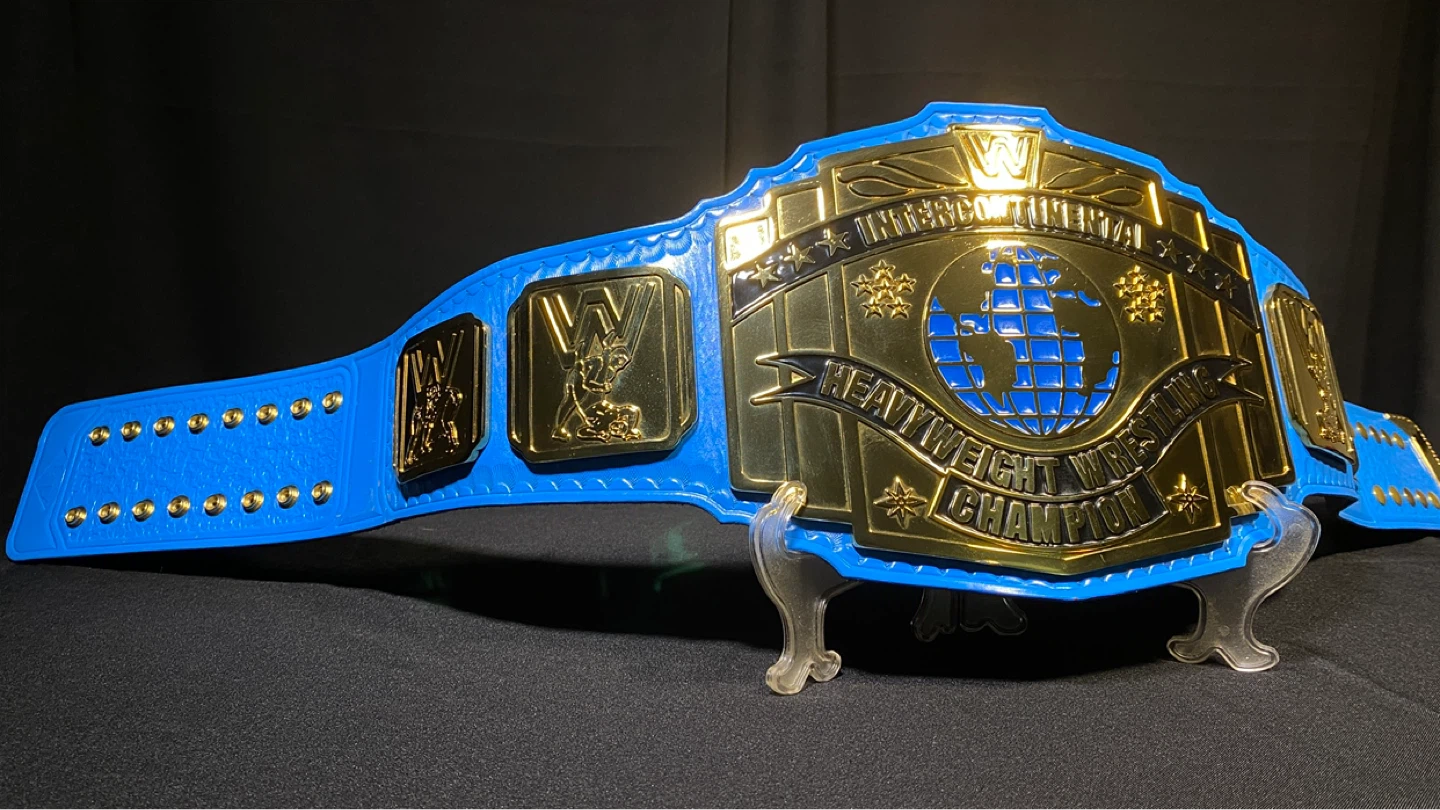WWE Intercontinental Championship Belt (On Real Leather) - photo 2
