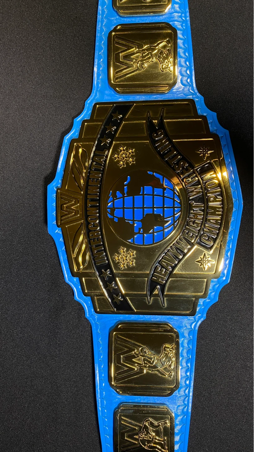 WWE Intercontinental Championship Belt (On Real Leather) - photo 4