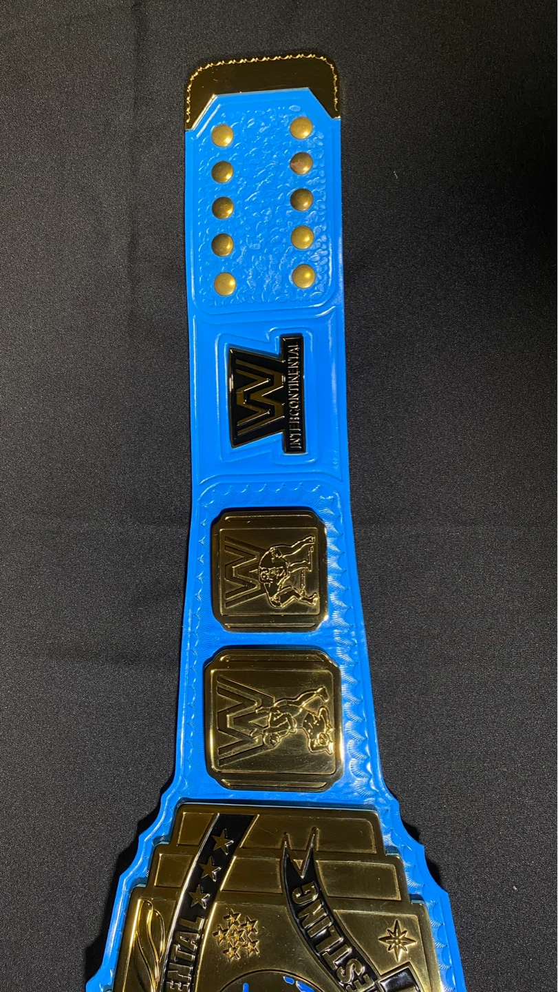 WWE Intercontinental Championship Belt (On Real Leather) - photo 5