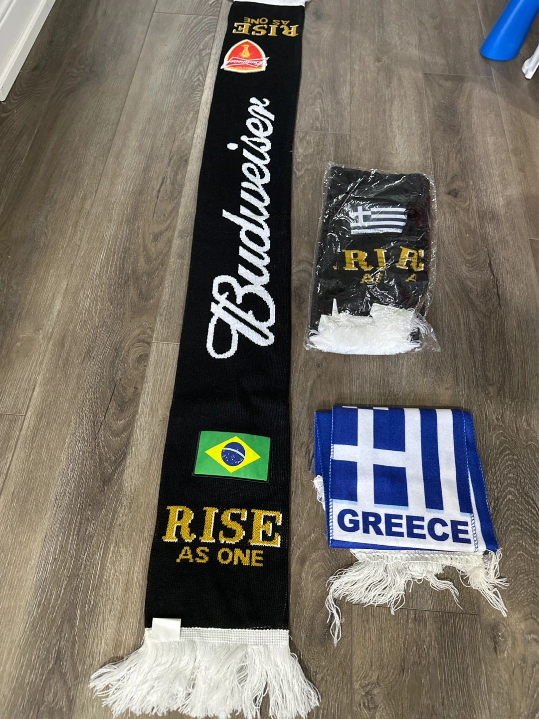 World Cup Scarfs - Brazil & Greece