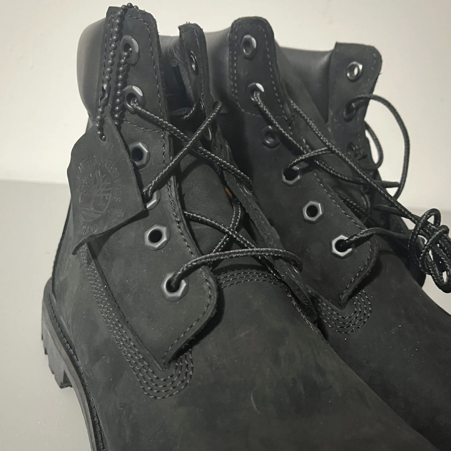 Timberland Premium 6" Waterproof Black Nubuck Women's Size 10 - photo 3