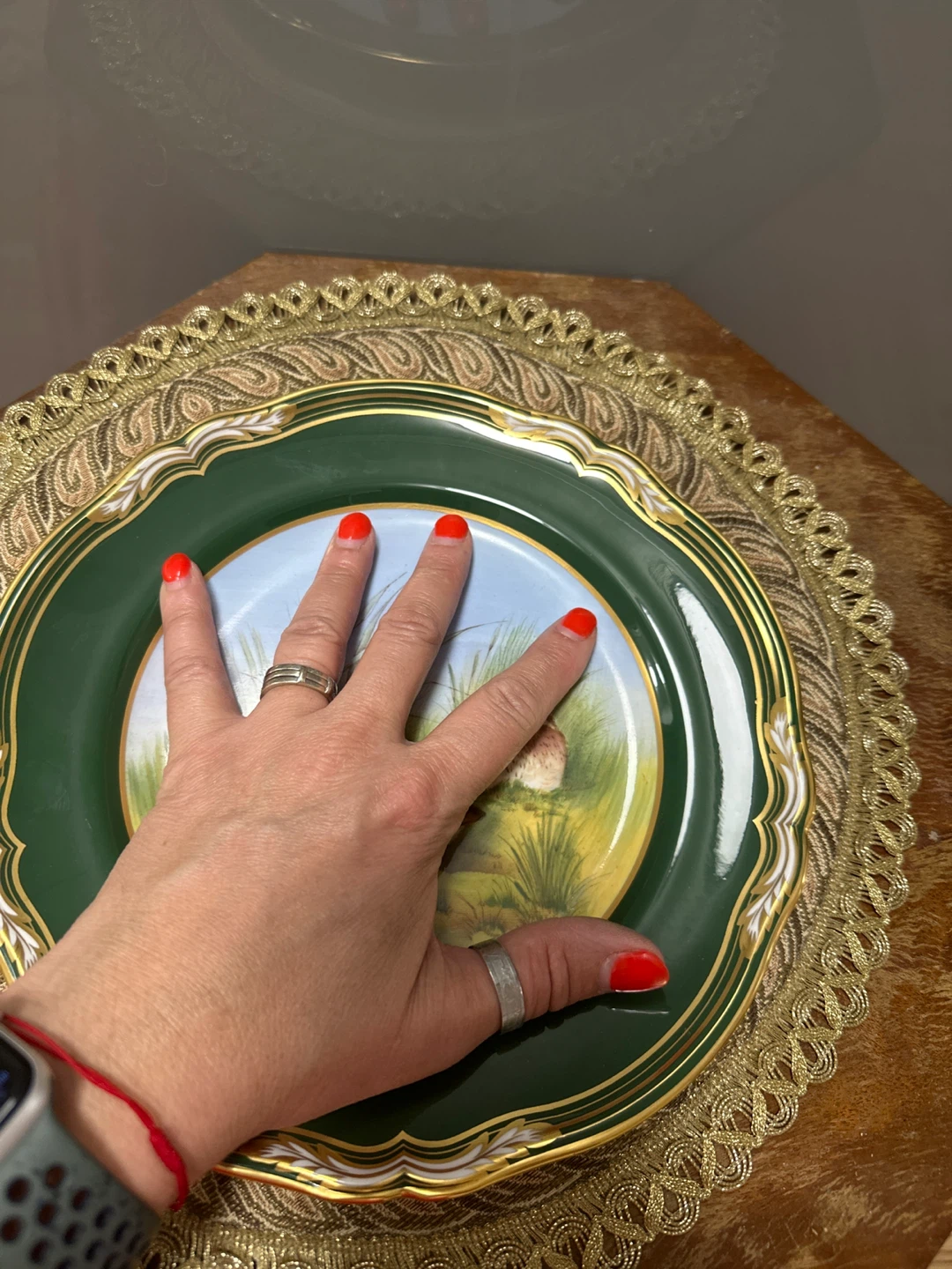 Spode Game Birds Quail Plate - photo 3