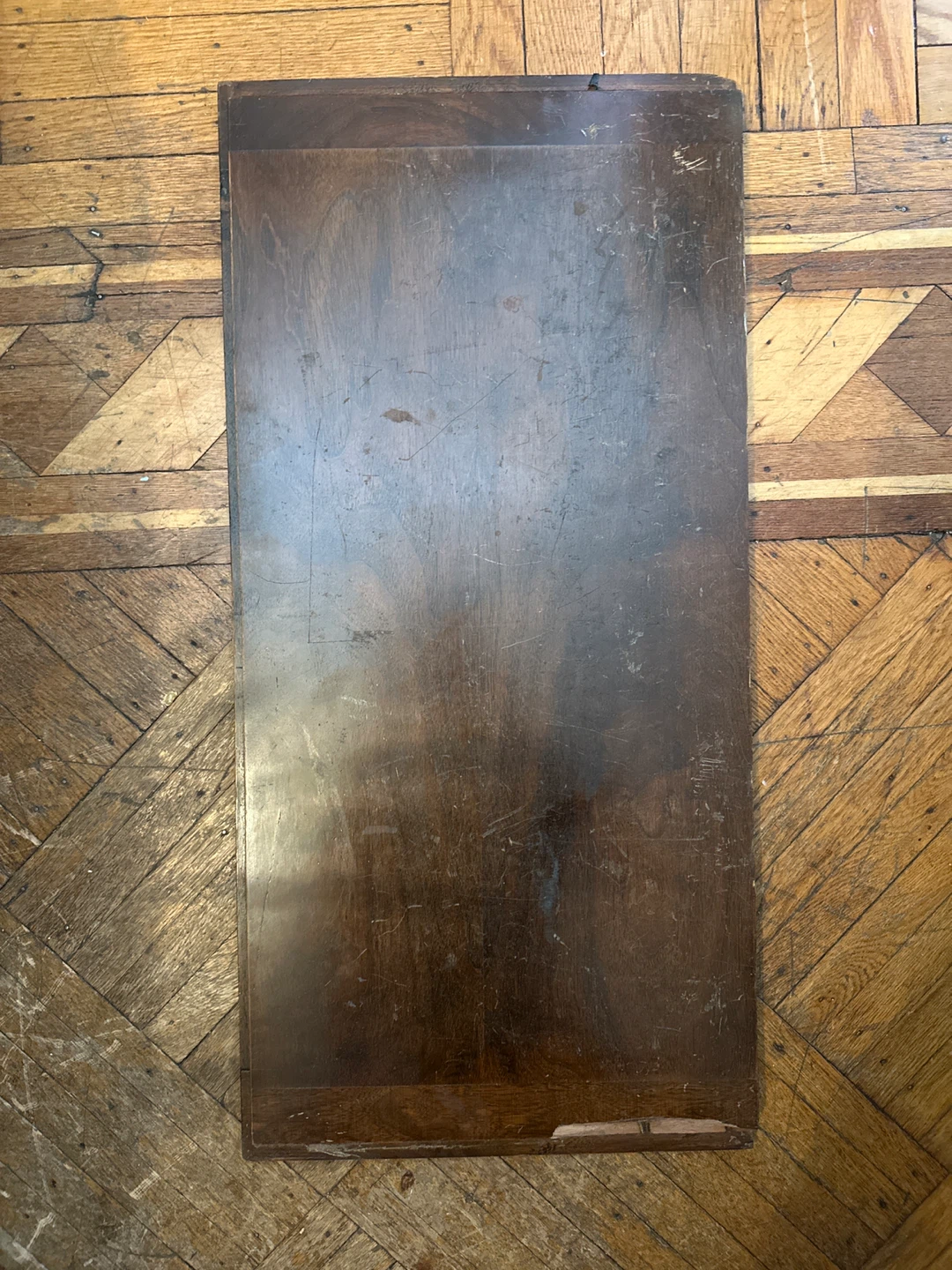Vintage Wooden Secretary Desk with Glass Cabinet - photo 5