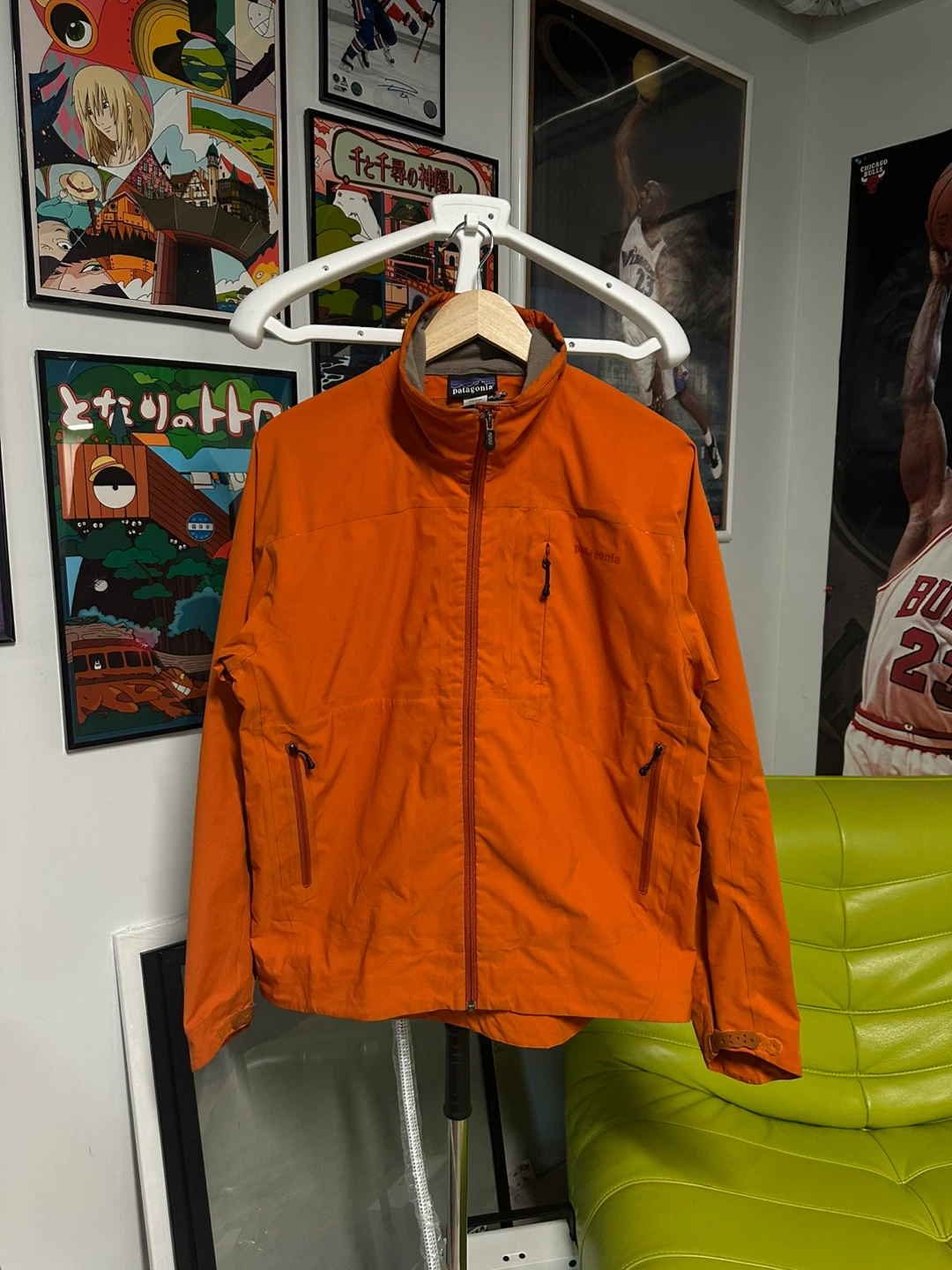 Patagonia Orange Full Zip Jacket