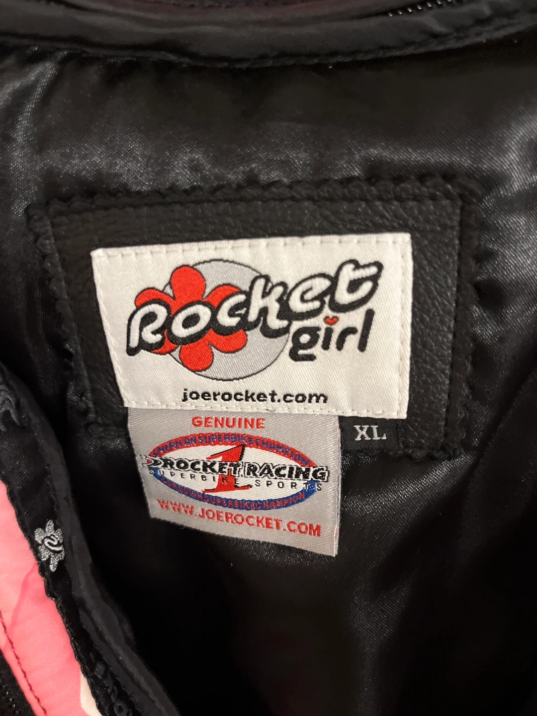 Joe Rocket Girl Leather Motorcycle Jacket XL - photo 2