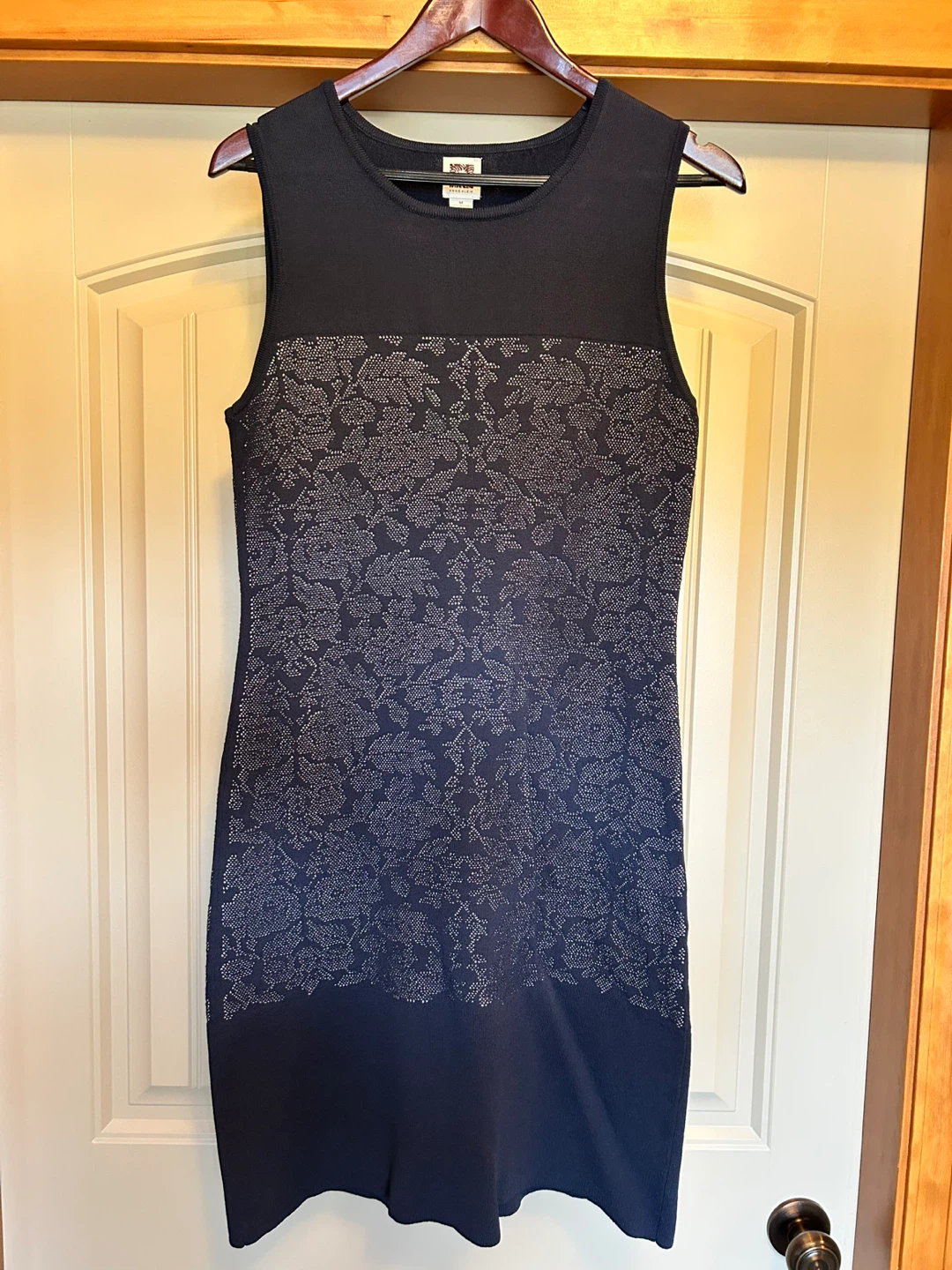 Anne Klein Sleeveless Dress (M) Blue and Nude - photo 2