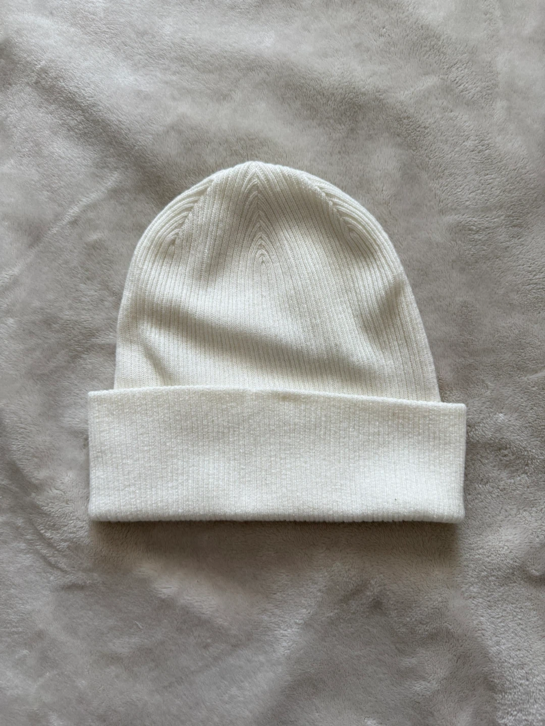 Sunday Best White Knit Beanie O/S
