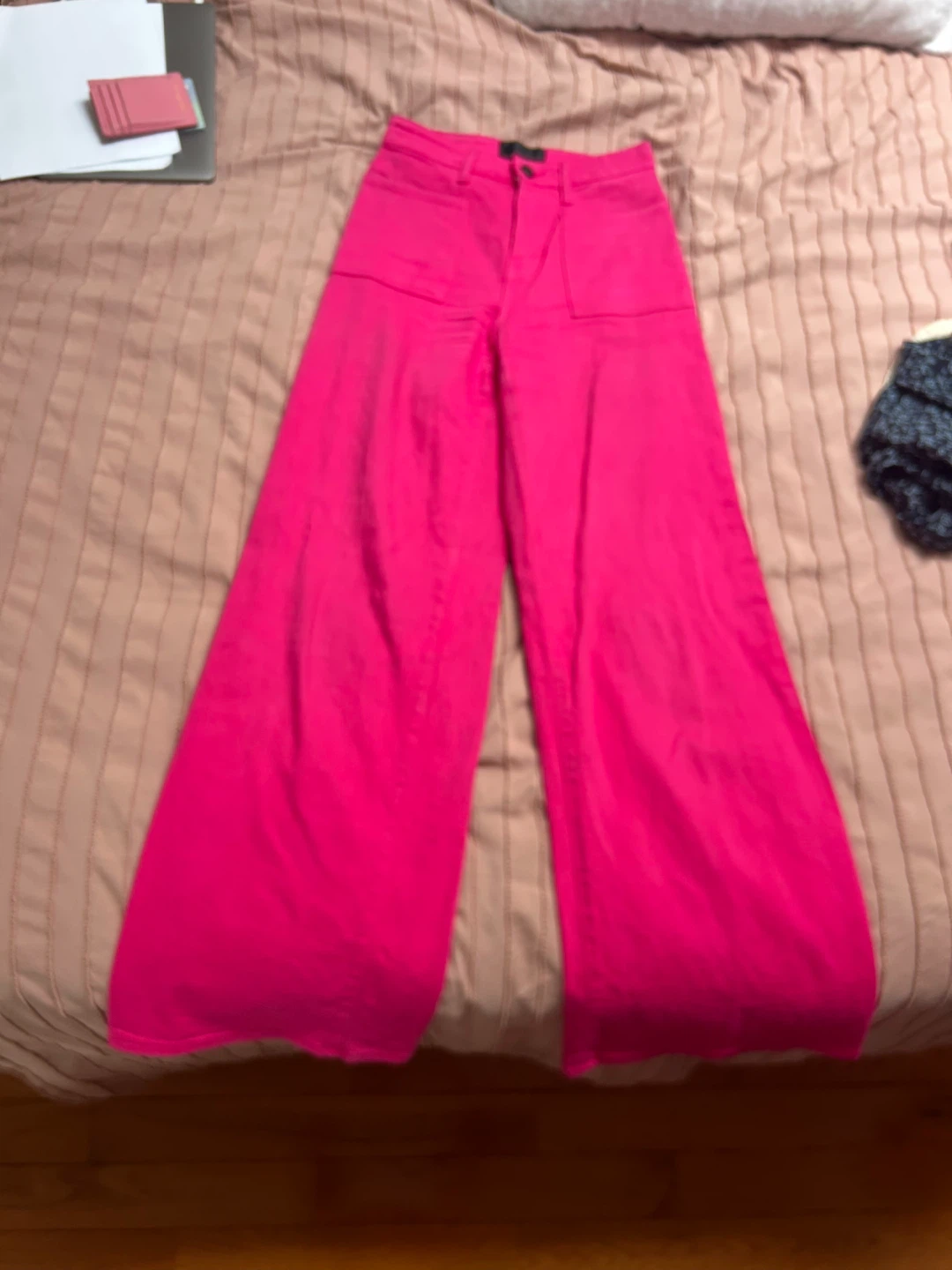 Wide leg jeans - Fuchsia - Size 26 (AUS 8 / CAN 4) - photo 3