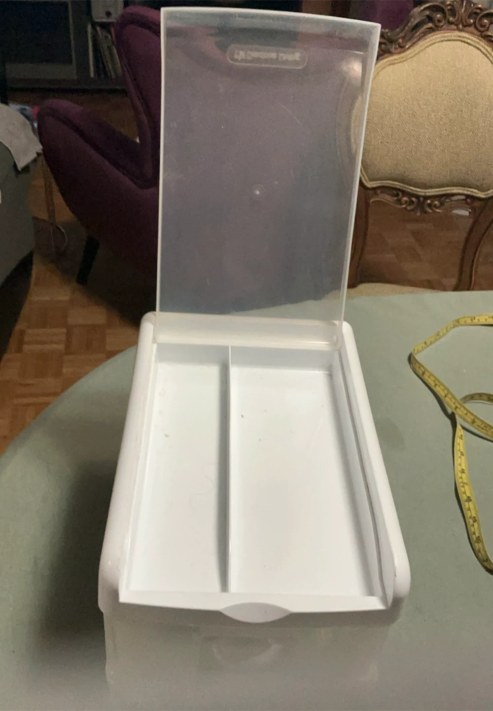 White 2-Drawer Organizer with Top Compartment - photo 3