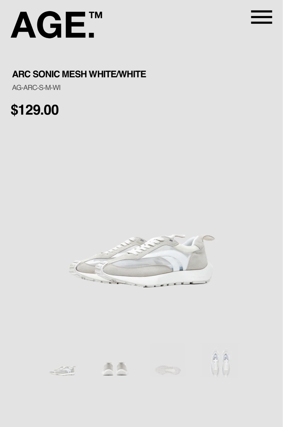 AGE sneakers, brand new size 7 men - photo 2
