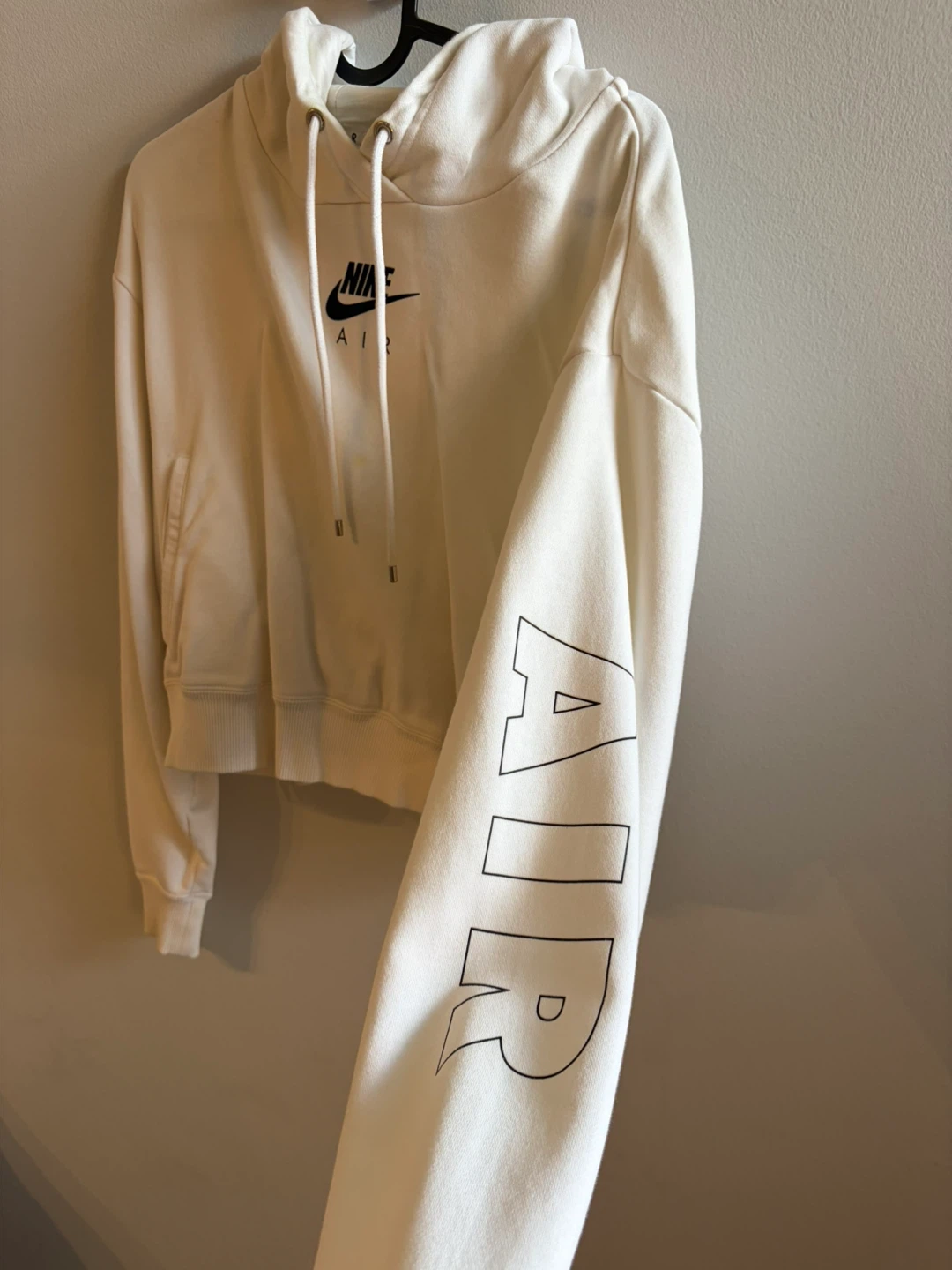 Nike Air Cropped Hoodie White - photo 2