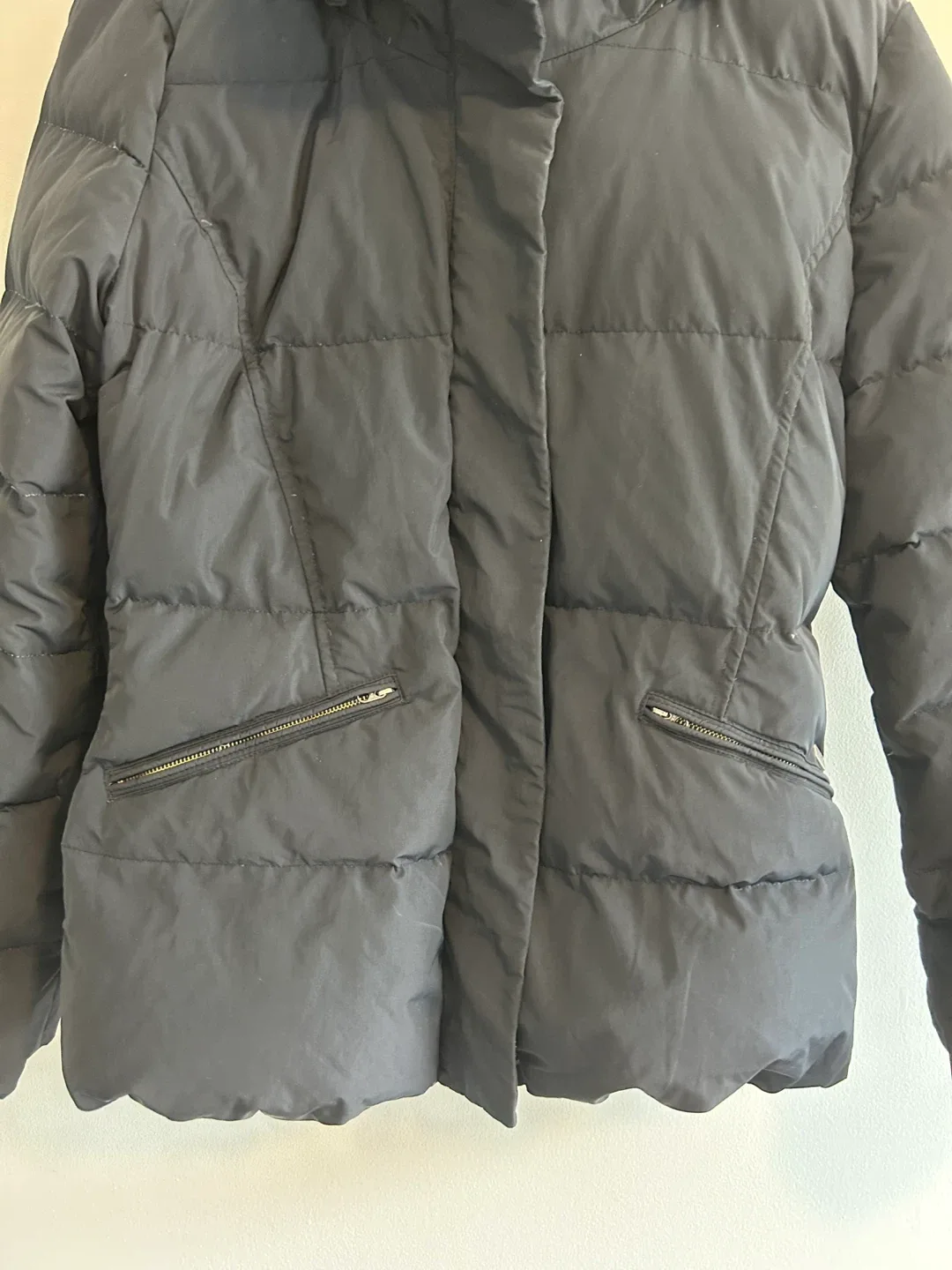 Black Down Puffer Jacket - photo 2