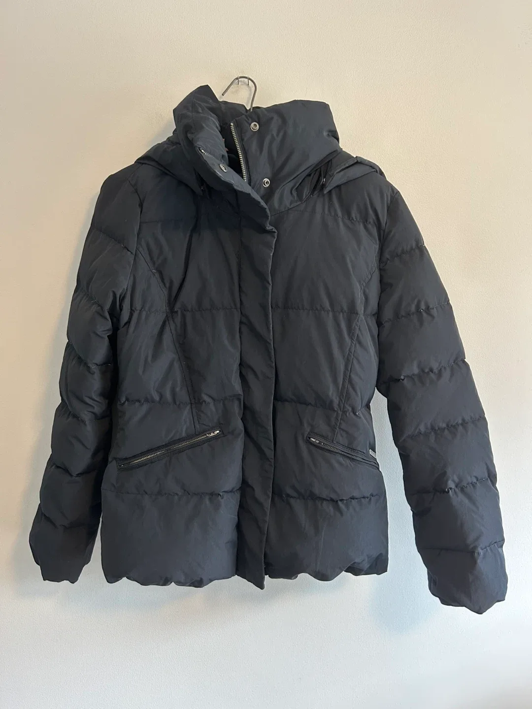 Black Down Puffer Jacket