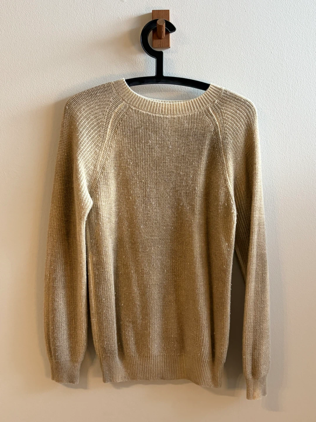 men beige knit sweater