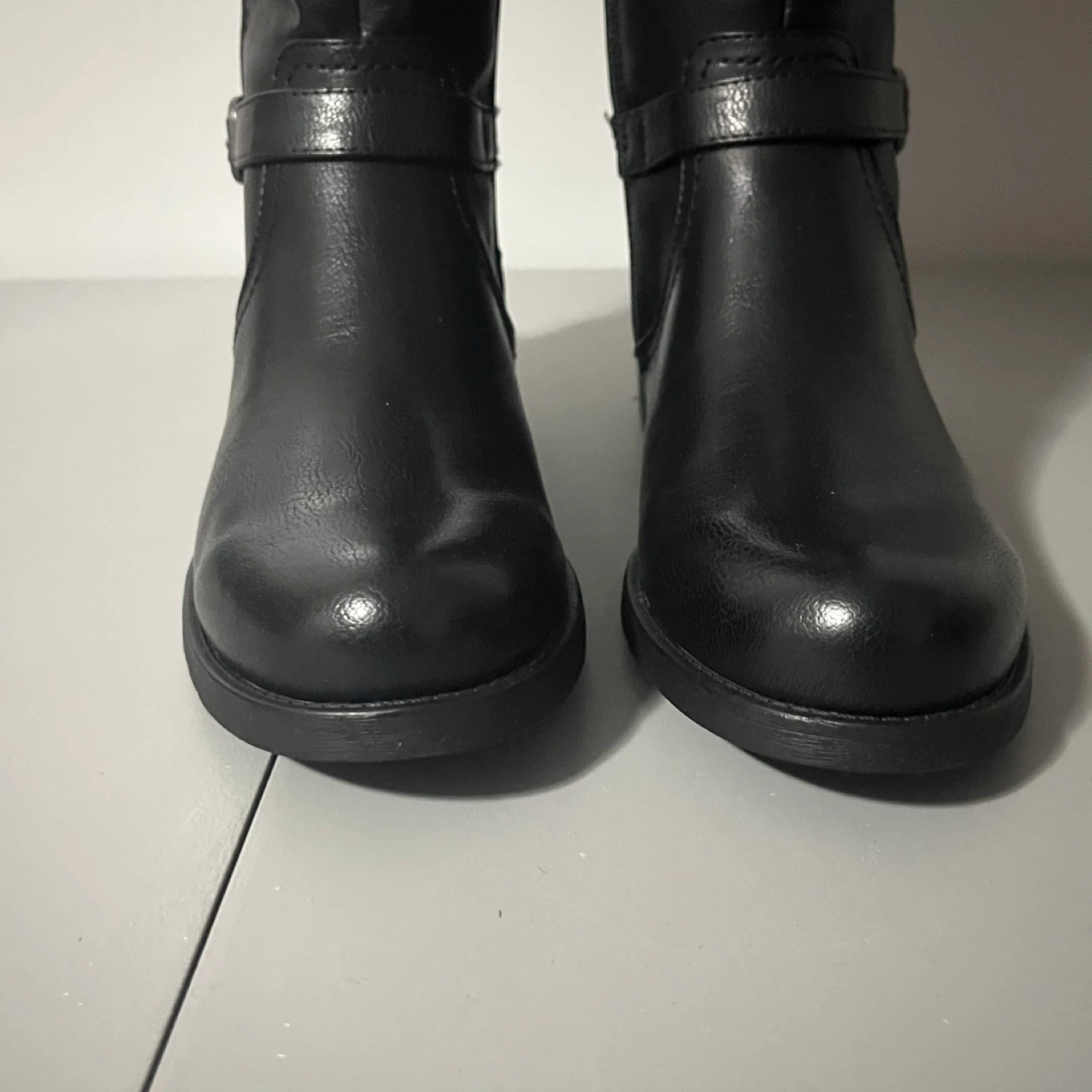 Baretraps Cassidy Faux Leather Women Riding Boot Black Size 7.5 - photo 4