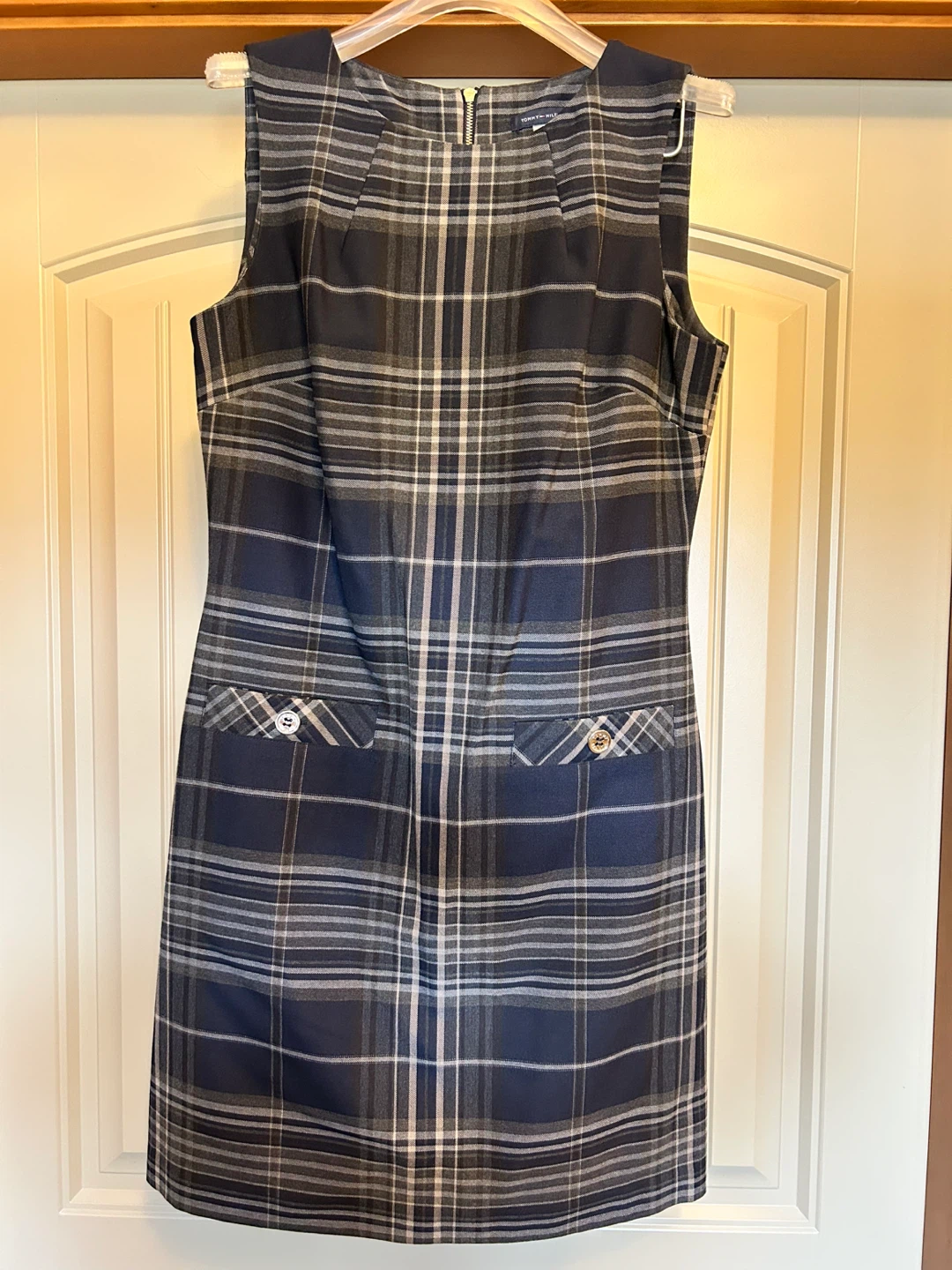 Tommy Hilfiger Plaid Sleeveless Dress Size 6