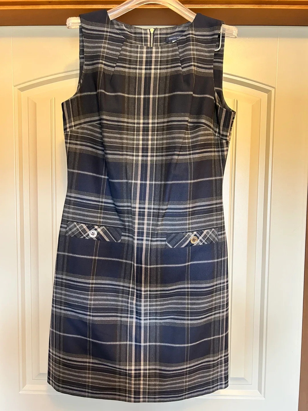 Tommy Hilfiger Plaid Sleeveless Dress Size 6