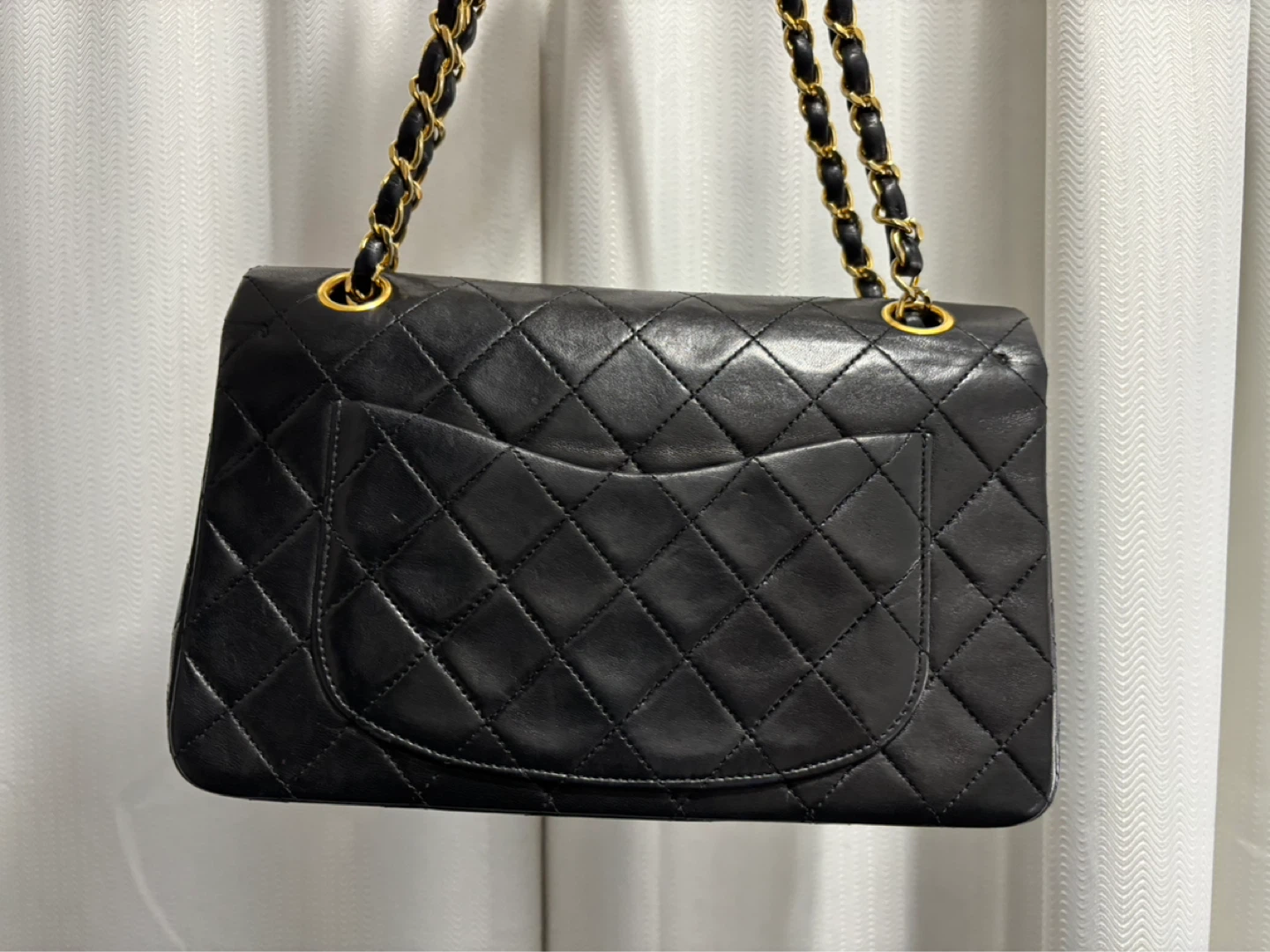 Chanel Vintage Double Flap Small with 24k Gold Hardware - photo 4