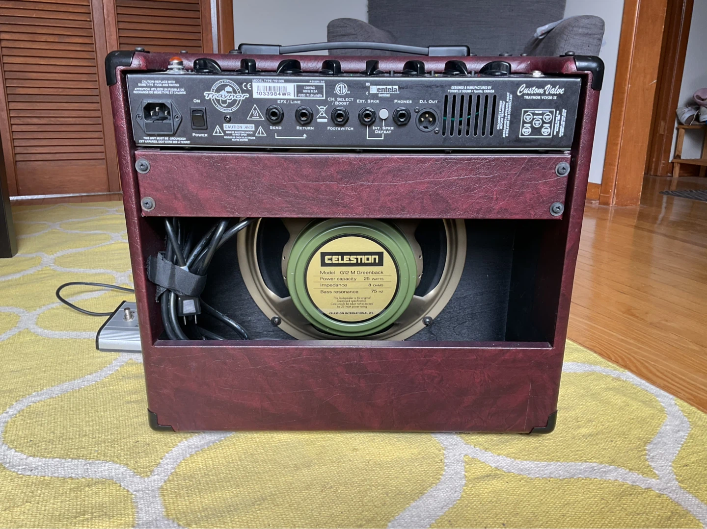 Traynor Custom Valve YCV20WR Guitar Amplifier - photo 4