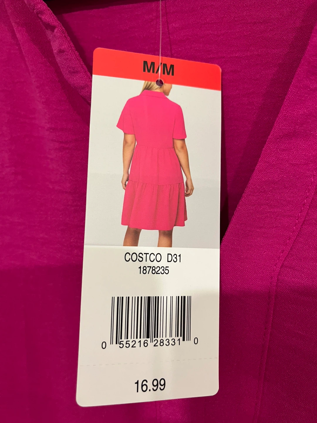Tahari Women's Tiered Dress M/M Pink - photo 4