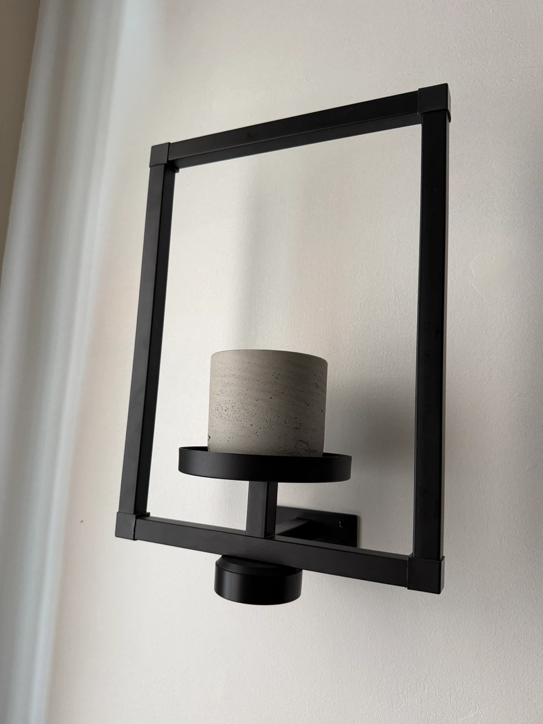 Black Frame Plant/Candle Holder Decor - photo 2