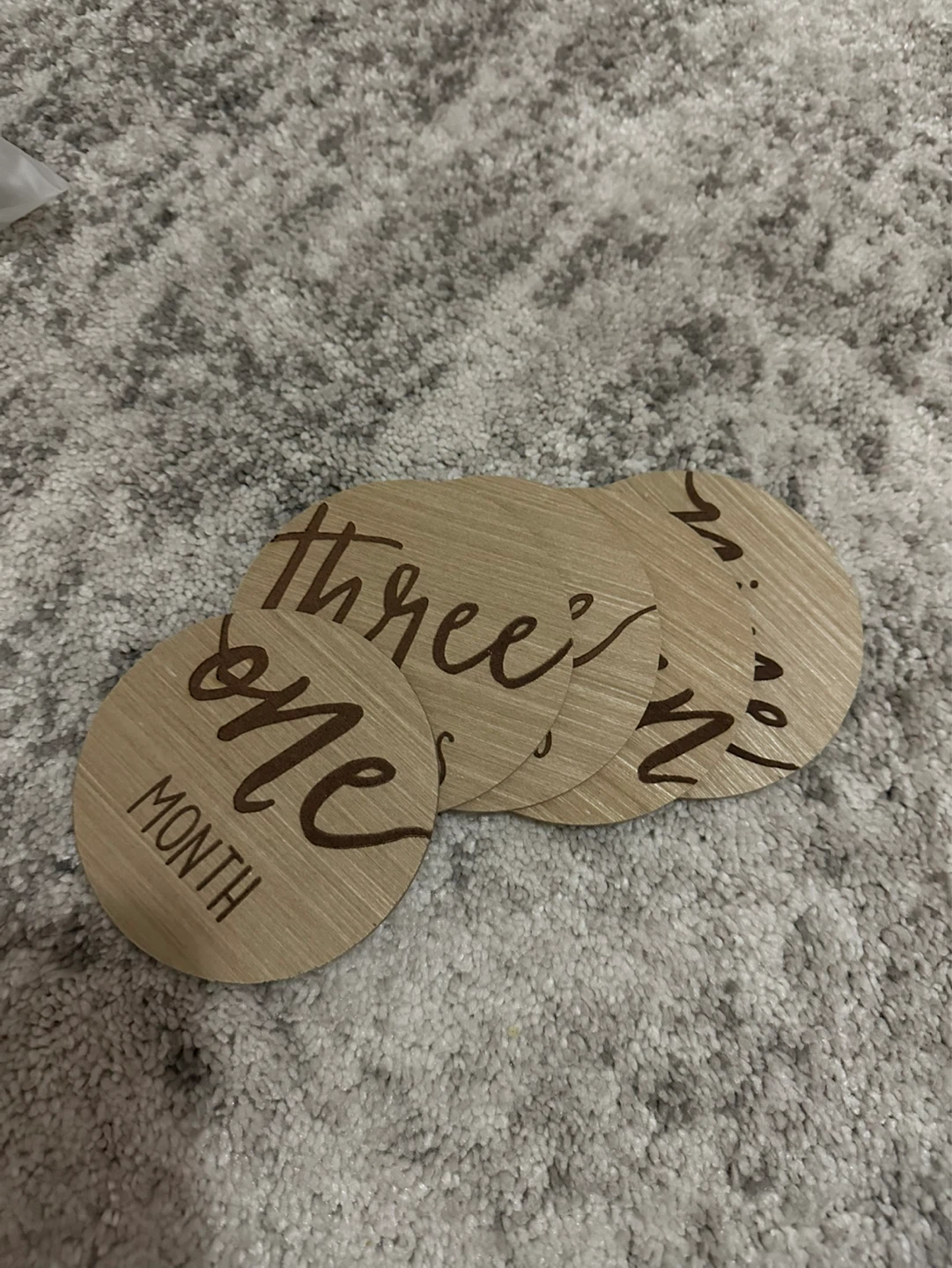Wooden Monthly Photo Props - photo 2