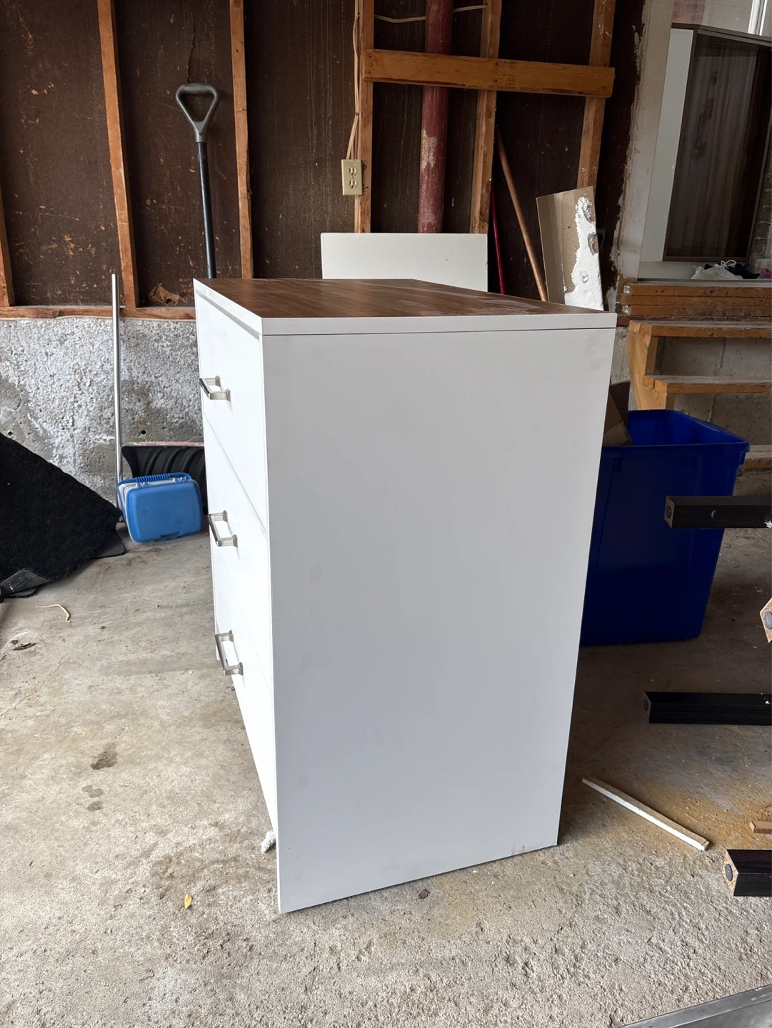 Wooden 3-Drawer Dresser High Quality - photo 2