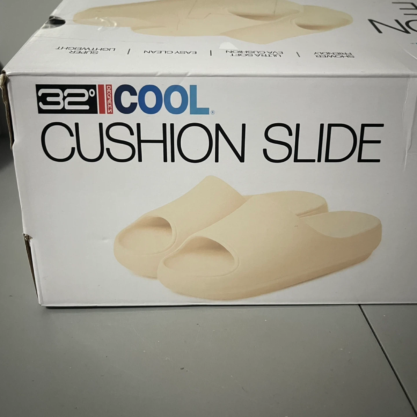 32 Degrees Cool Sandals Cushion Slide-On Size S (W 6-7, M 4-5)