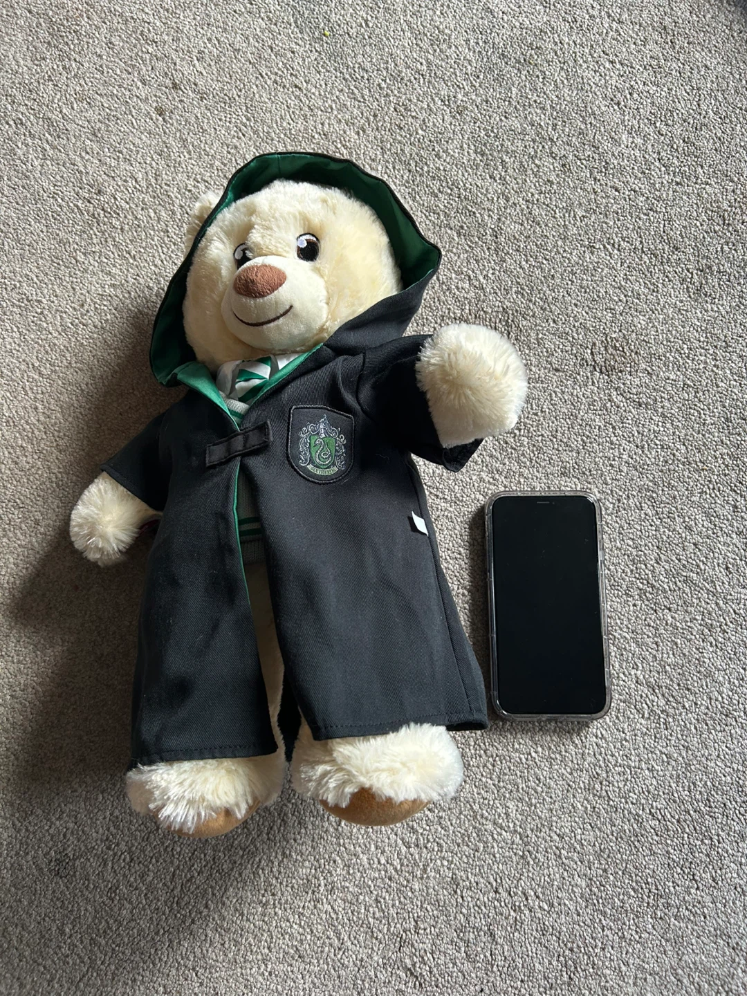 Build-A-Bear Harry Potter Slytherin Teddy Bear (Lil Cub Pudding) - photo 2